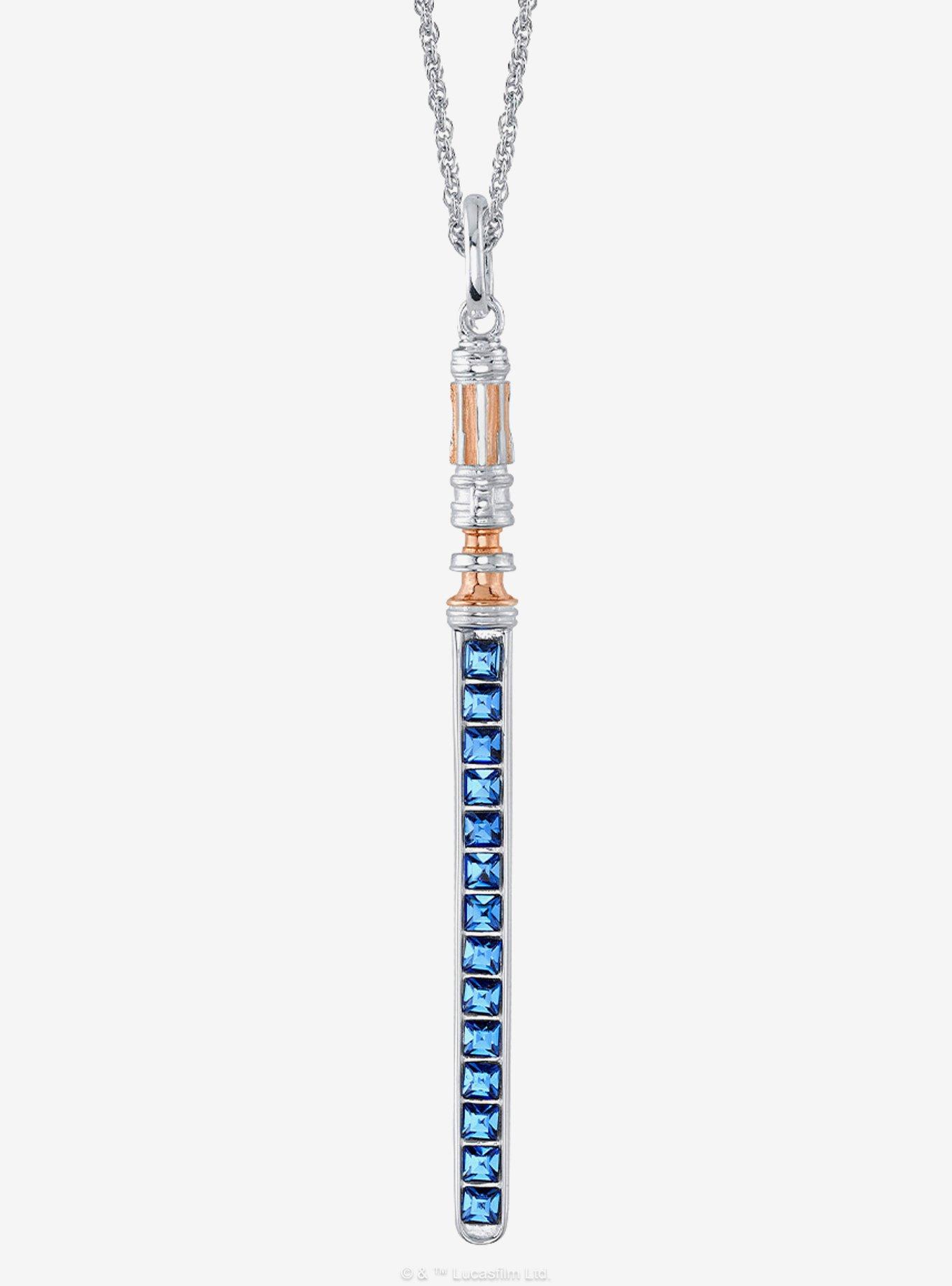 Star Wars X RockLove Leia Organa Crystal Lightsaber Necklace, , hi-res