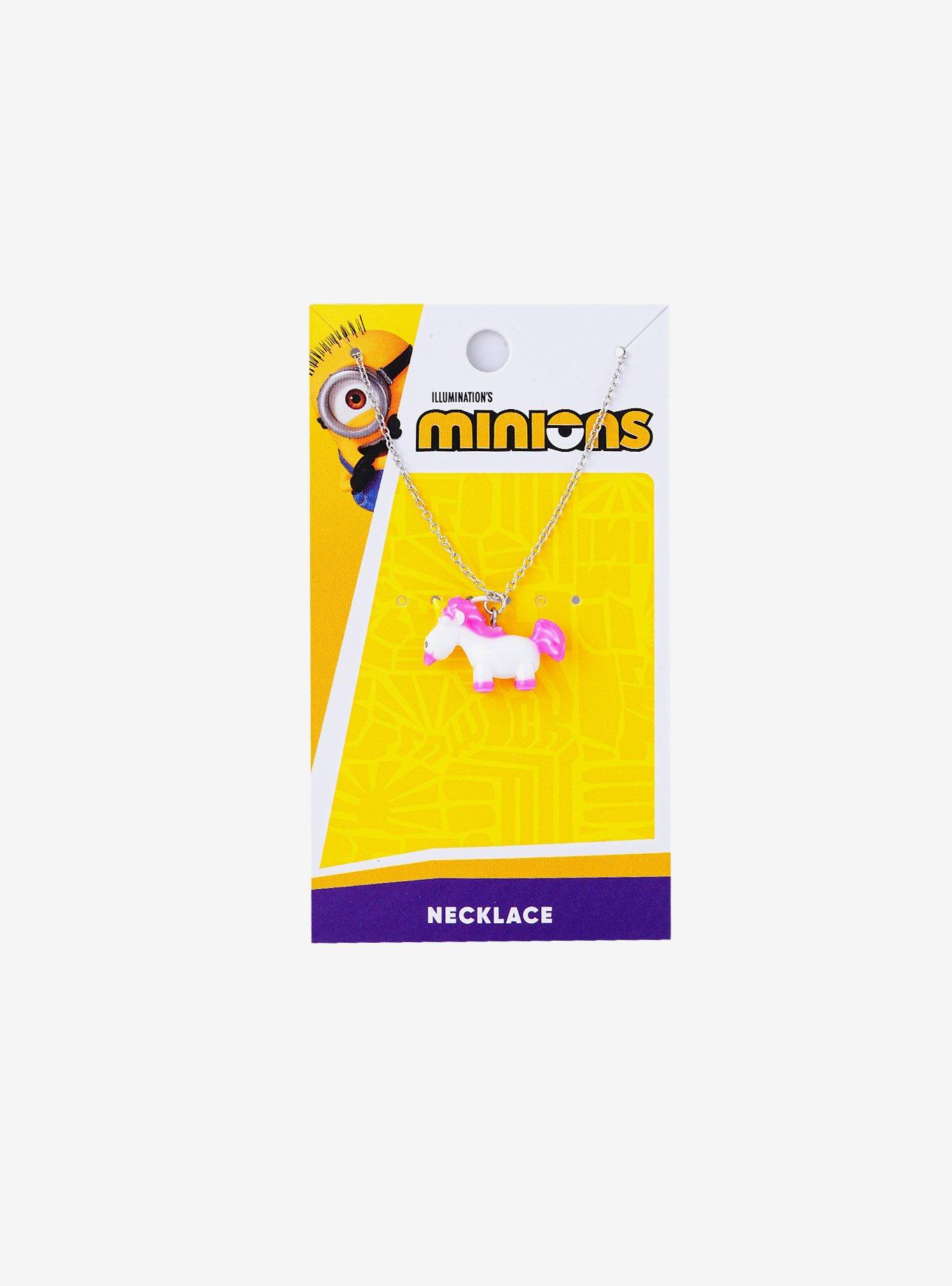 Minions Fluffy Unicorn Necklace, , hi-res