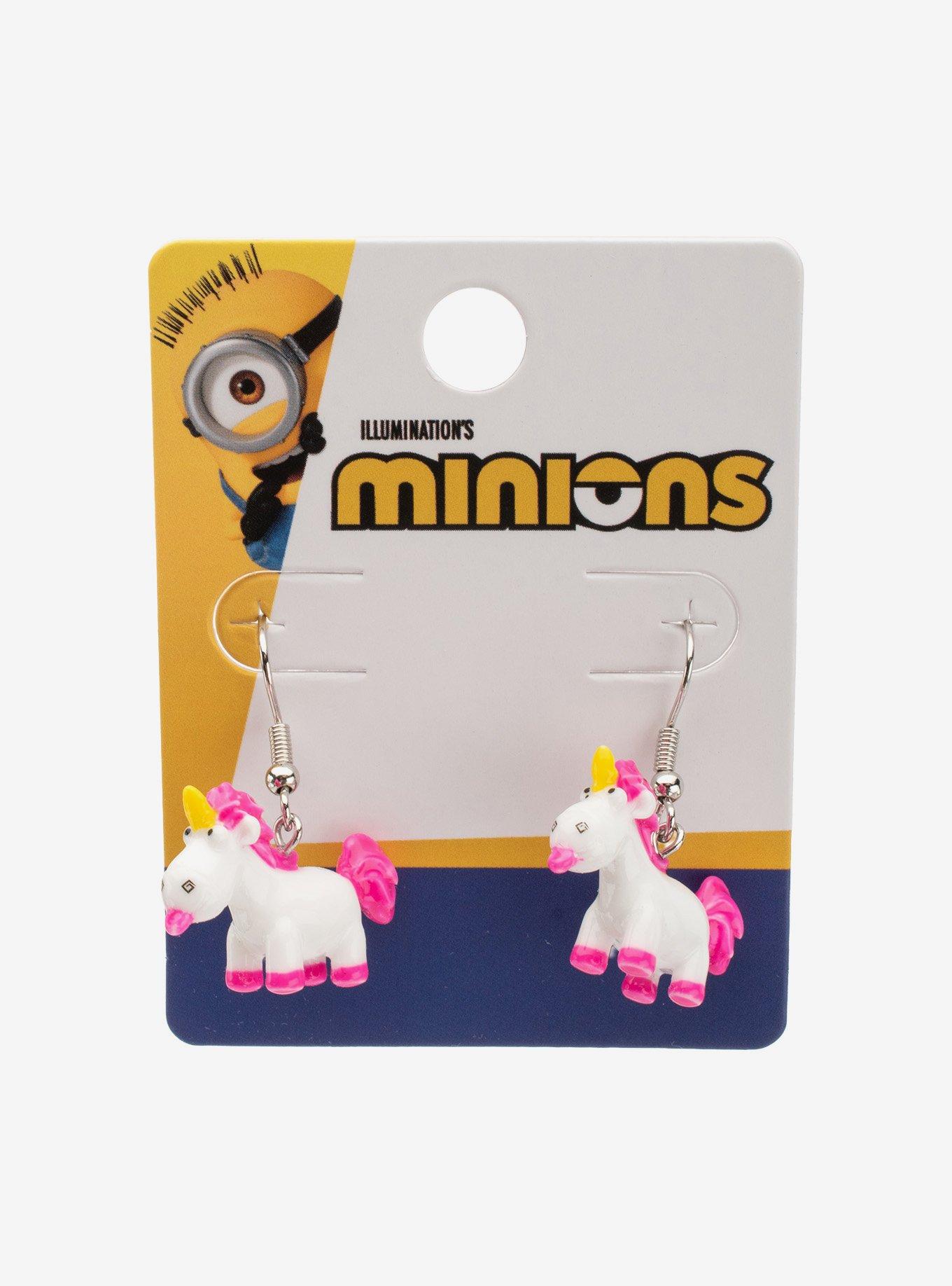 Minions Fluffy 3D Drop Earrings, , hi-res