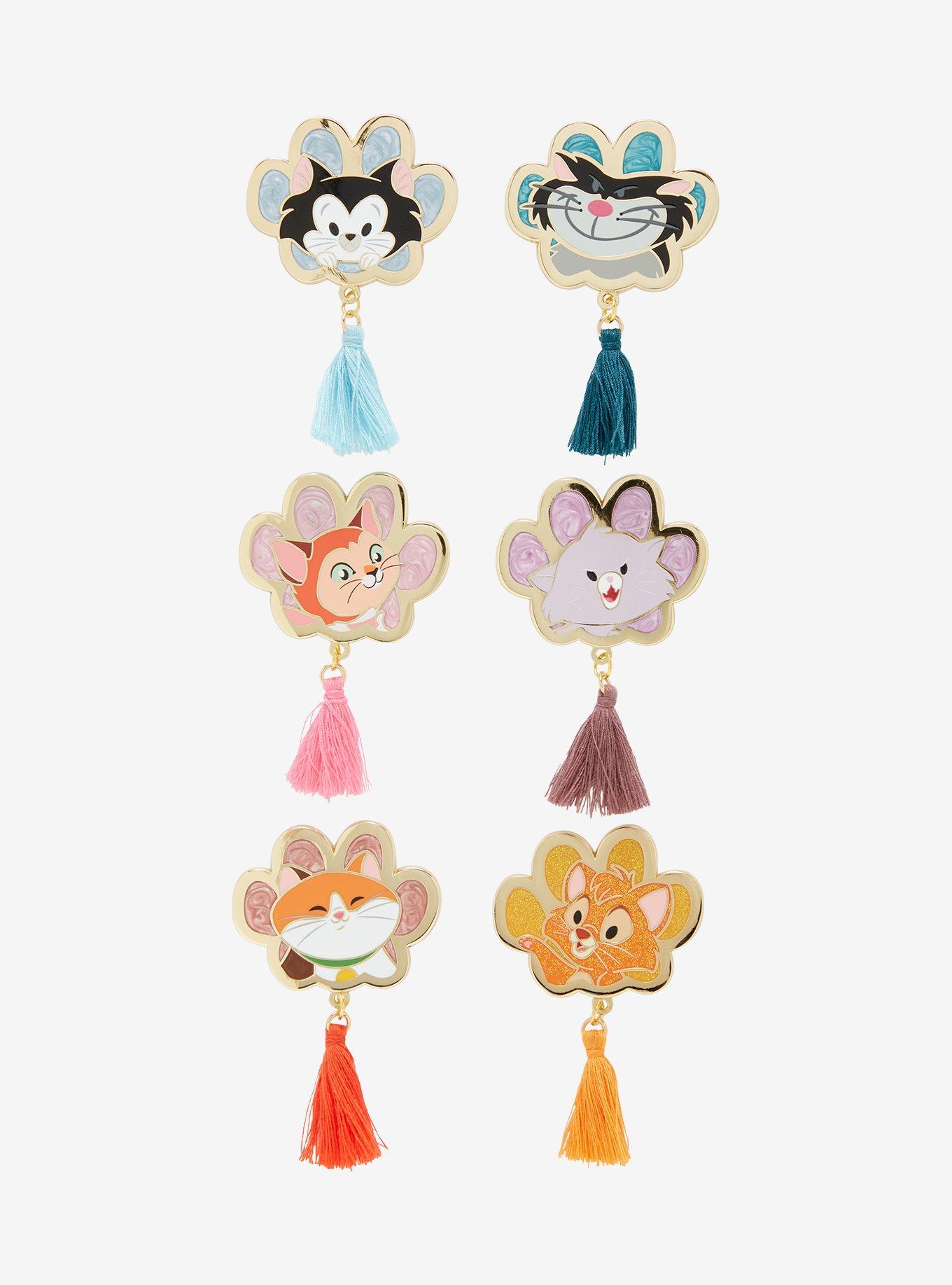 Disney Cats Tassel Blind Box Enamel Pin - BoxLunch Exclusive, , hi-res