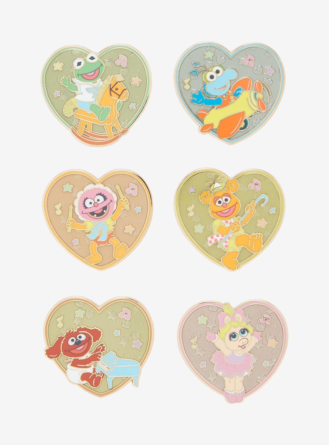 Muppet Babies Heart Blind Box Enamel Pin - BoxLunch Exclusive, , hi-res