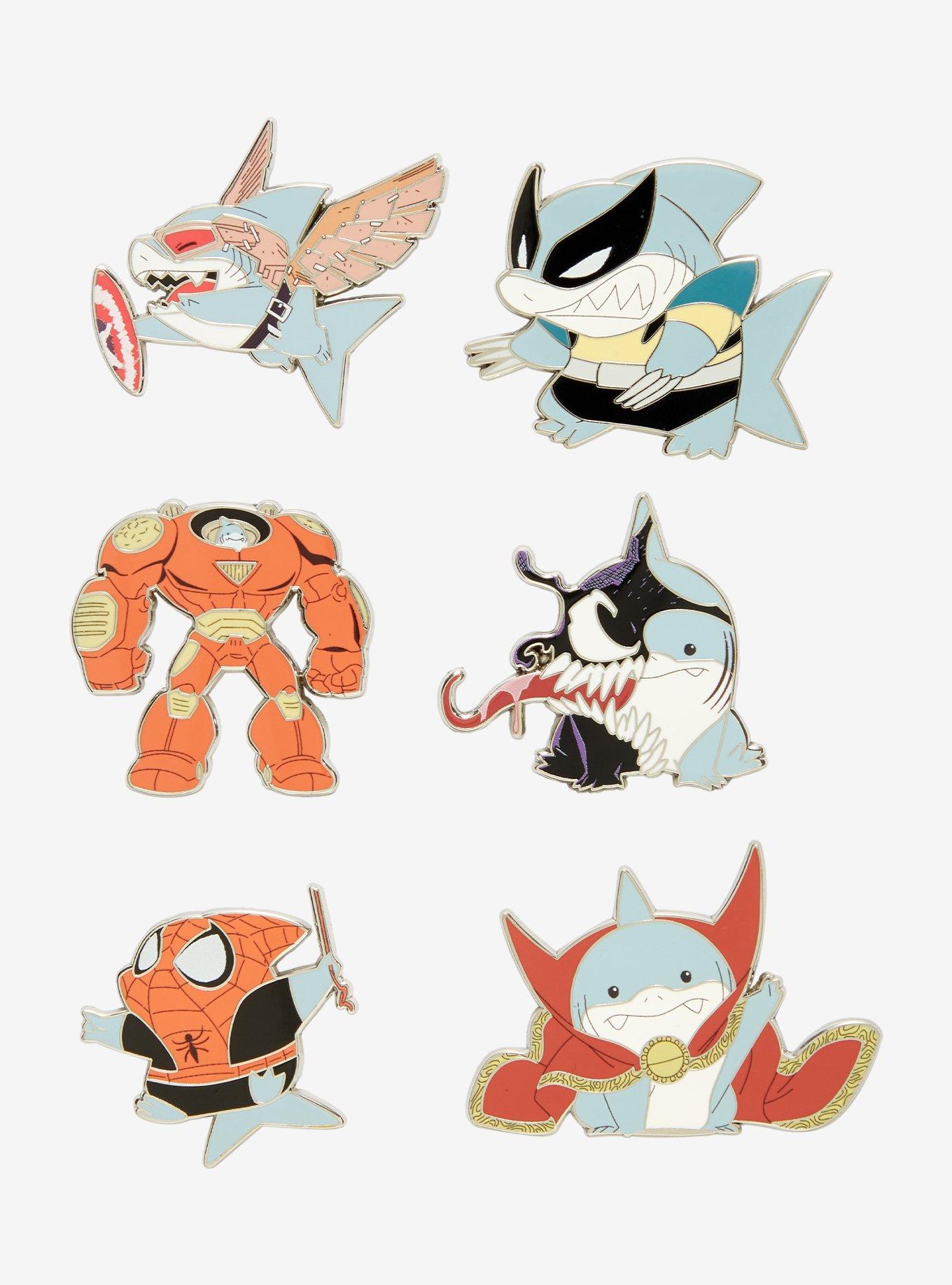 Marvel Jeff the Land Shark Blind Box Enamel Pin &mdash; BoxLunch Exclusive, , hi-res