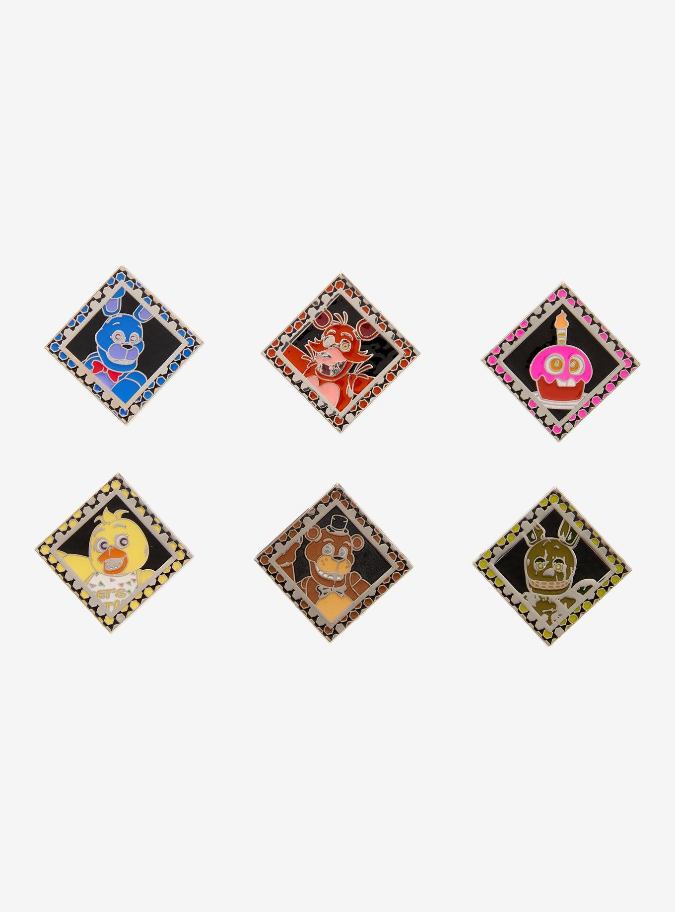Five Nights at Freddy's Characters Blind Box Enamel Pin, , hi-res