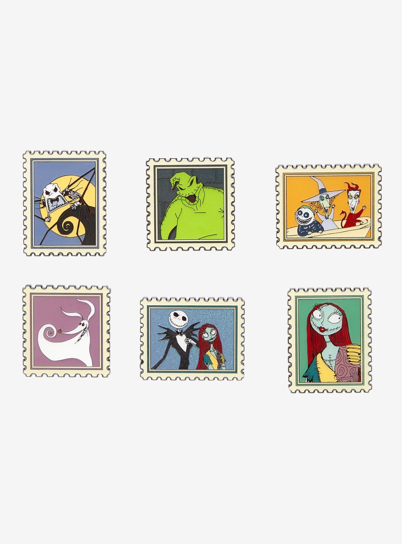 Disney The Nightmare Before Christmas Character Stamp Blind Box Enamel Pin - BoxLunch Exclusive, , hi-res
