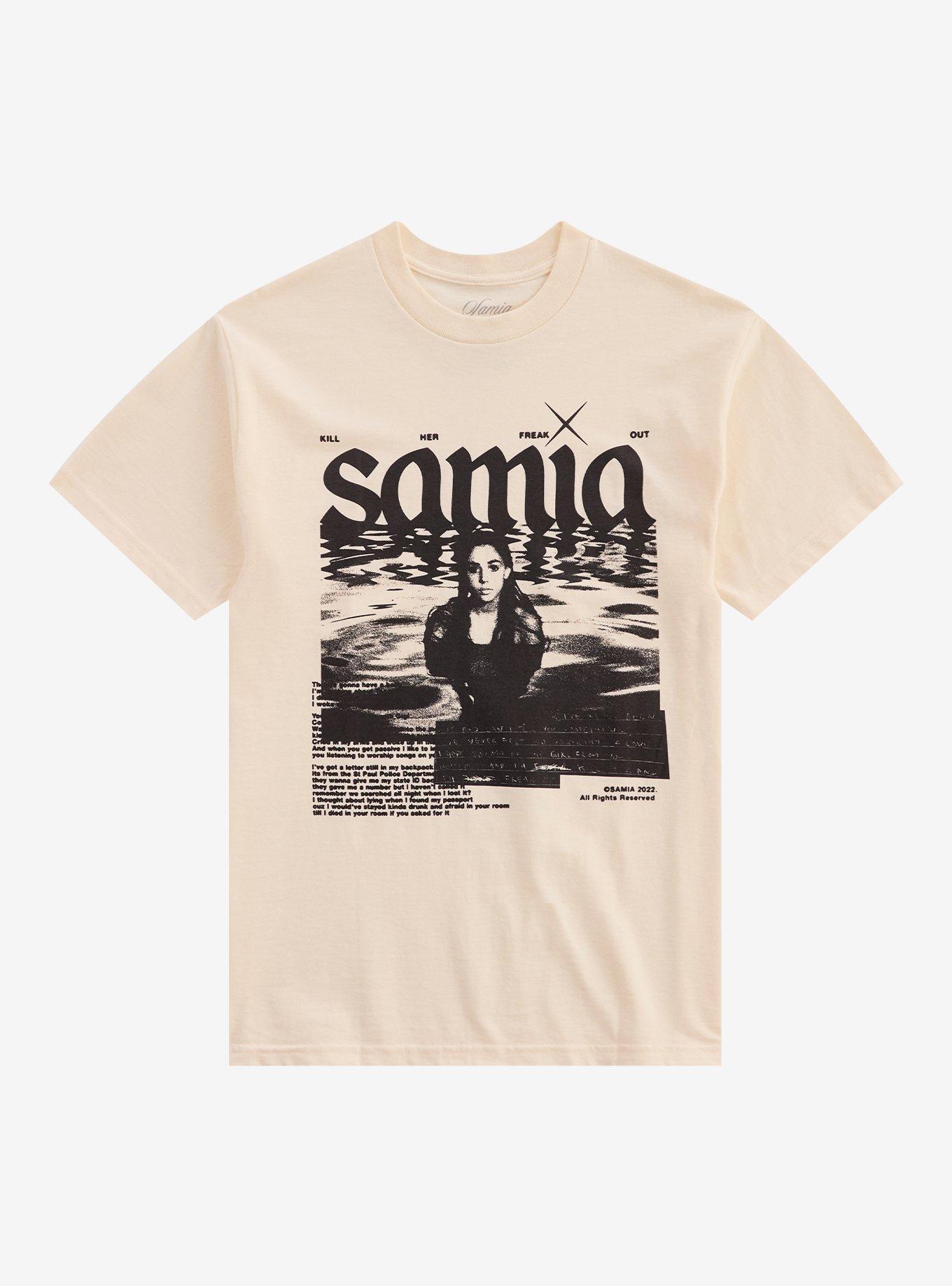 Samia Freak Out Lyrics T-Shirt, , hi-res