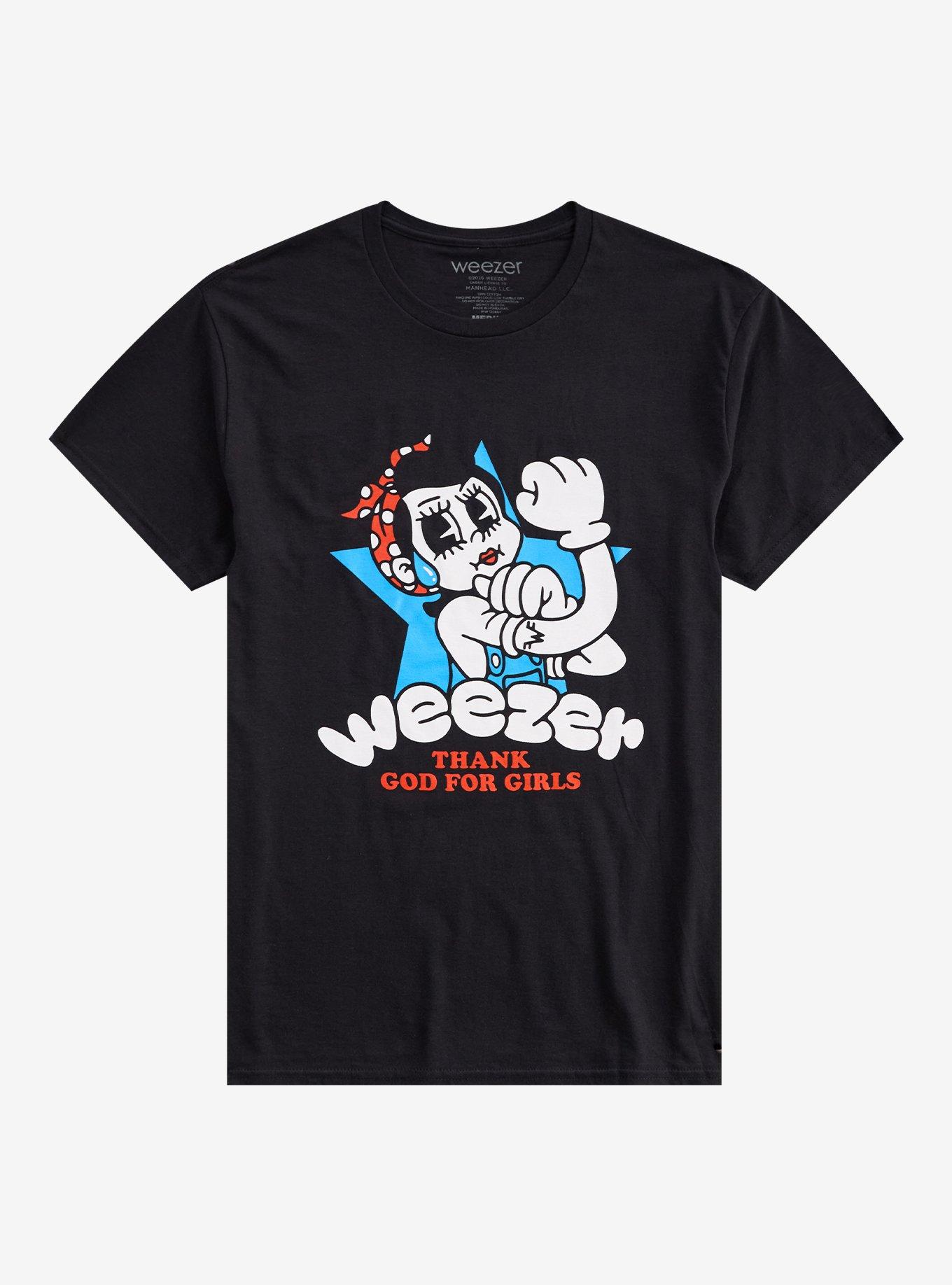 Weezer Thank God For Girls T-Shirt, , hi-res