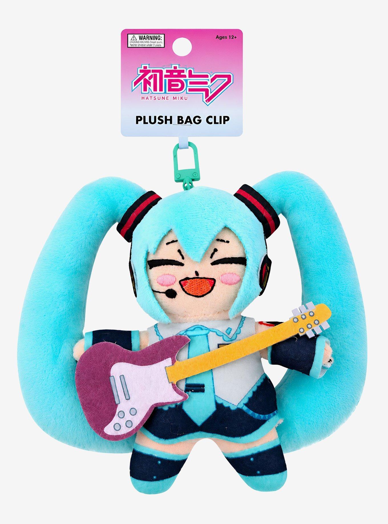 Hatsune Miku Guitar Plush Bag Clip, , hi-res