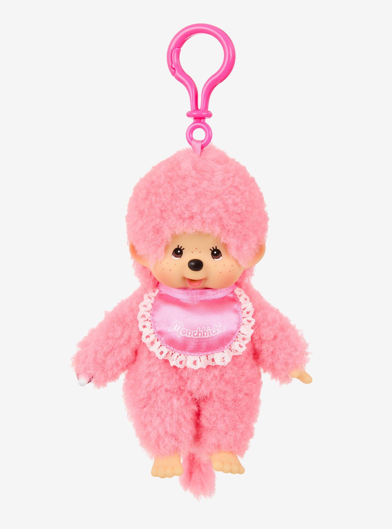 Monchhichi Pink Doll Plush Bag Charm | Hot Topic