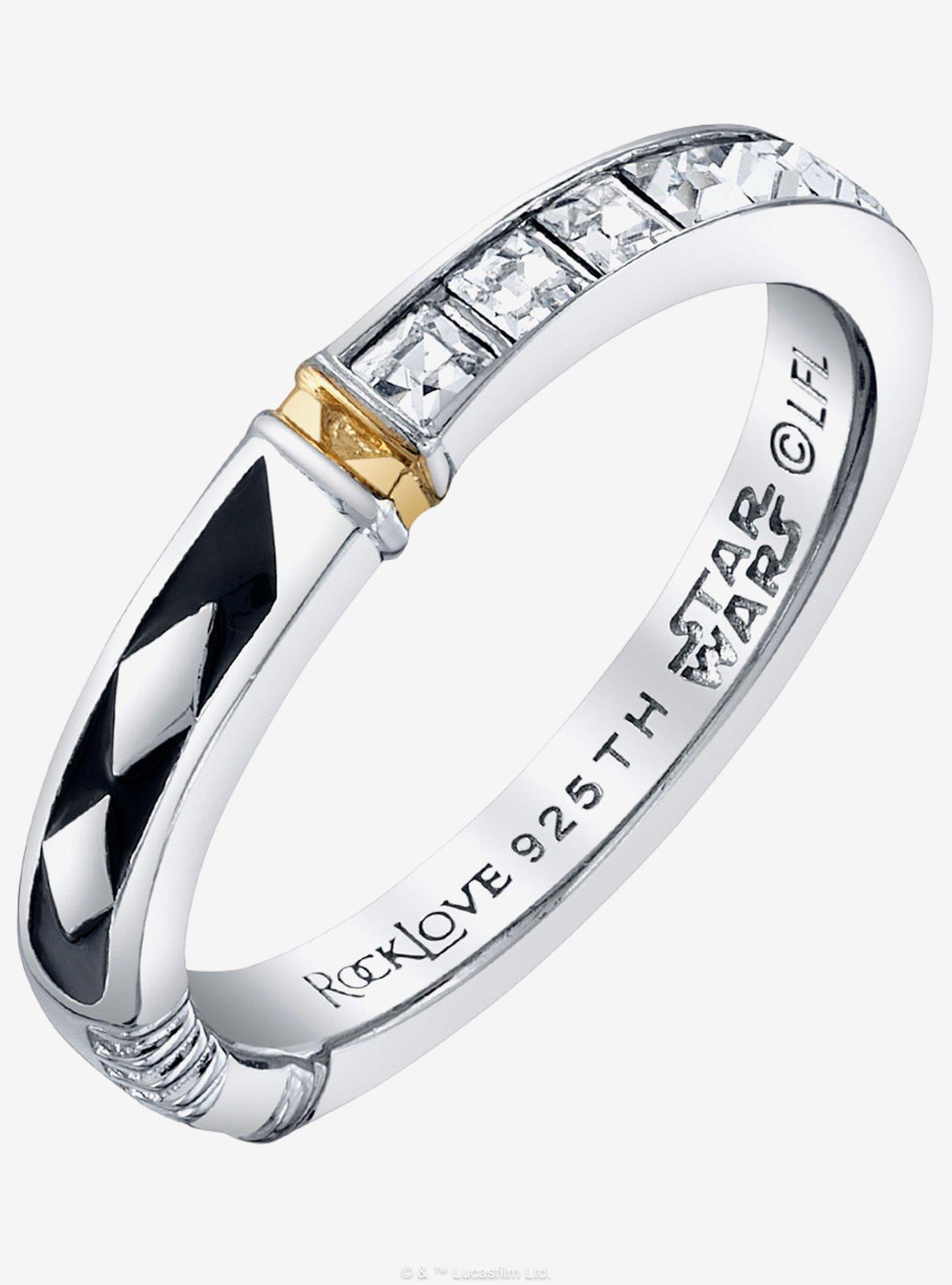 Star Wars X RockLove Ahsoka Tano Crystal Lightsaber Ring, , hi-res