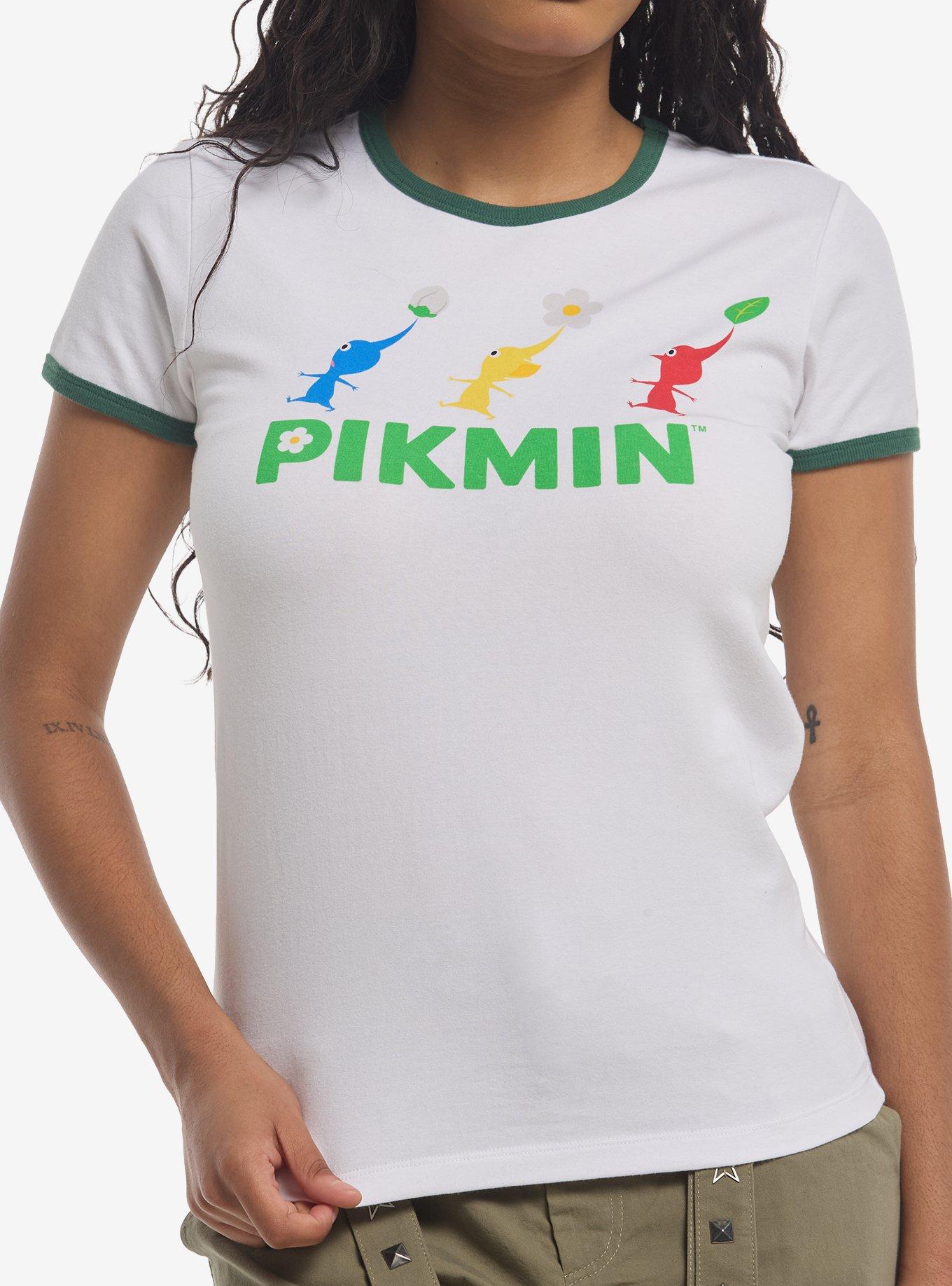 Pikmin Trio Girls Ringer T-Shirt, , hi-res