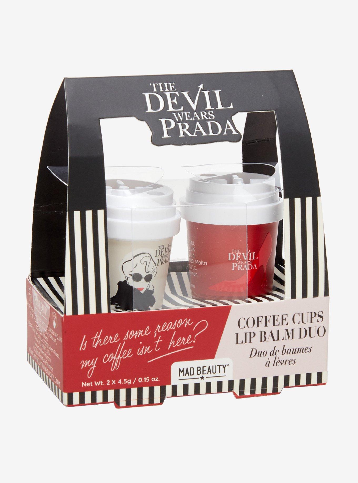 Mad Beauty The Devil Wears Prada Coffee Cup Lip Balm Set | Hot Topic