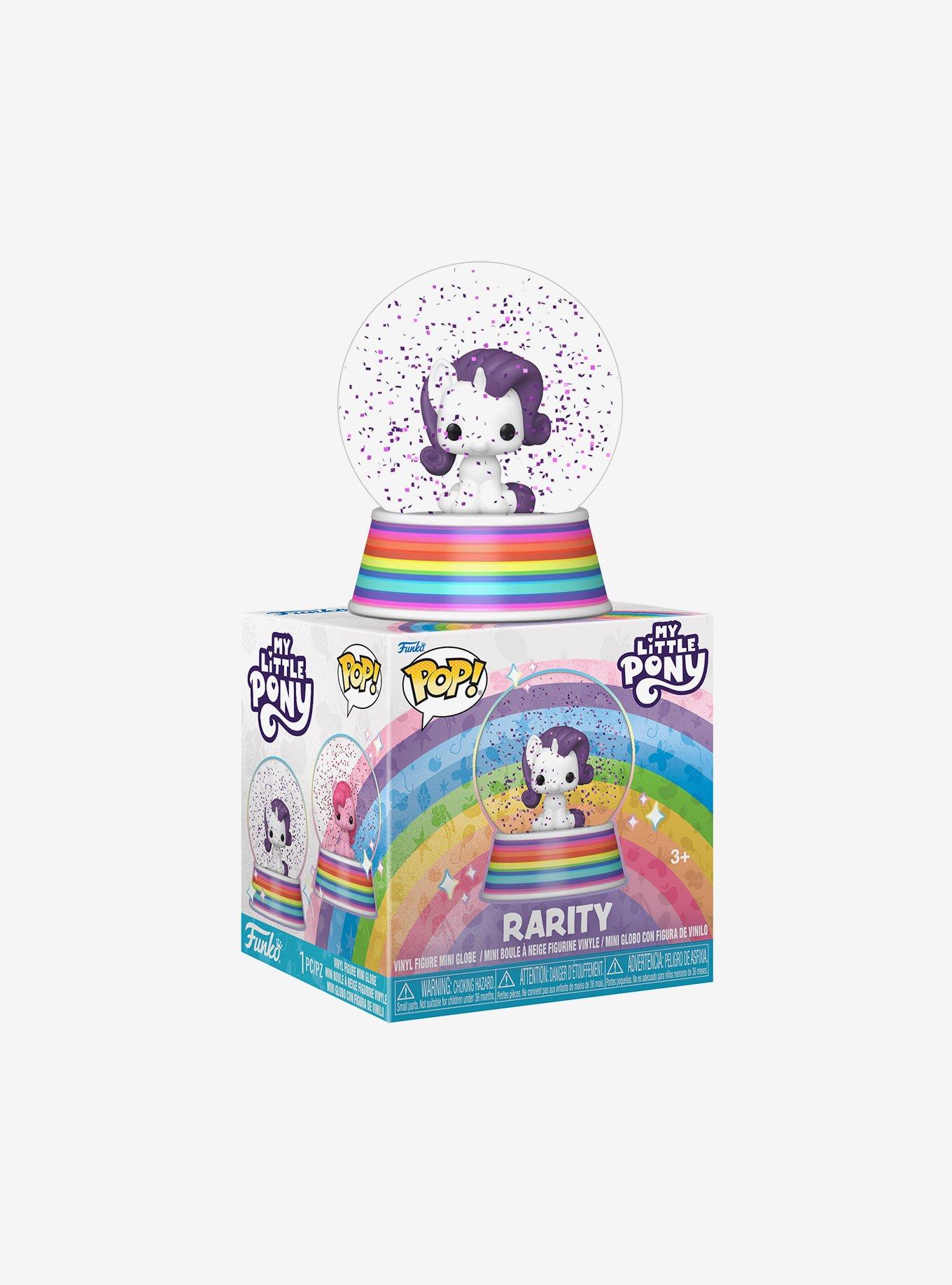 Funko My Little Pony Pop! Animation Rarity Mini Glitter Globe
