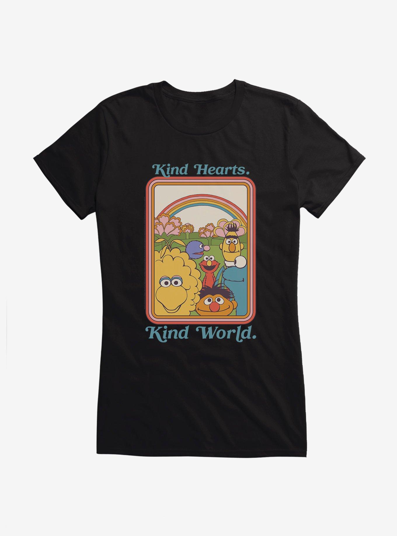 Sesame Street Kind Hearts. Kind World. Girls T-Shirt, , hi-res