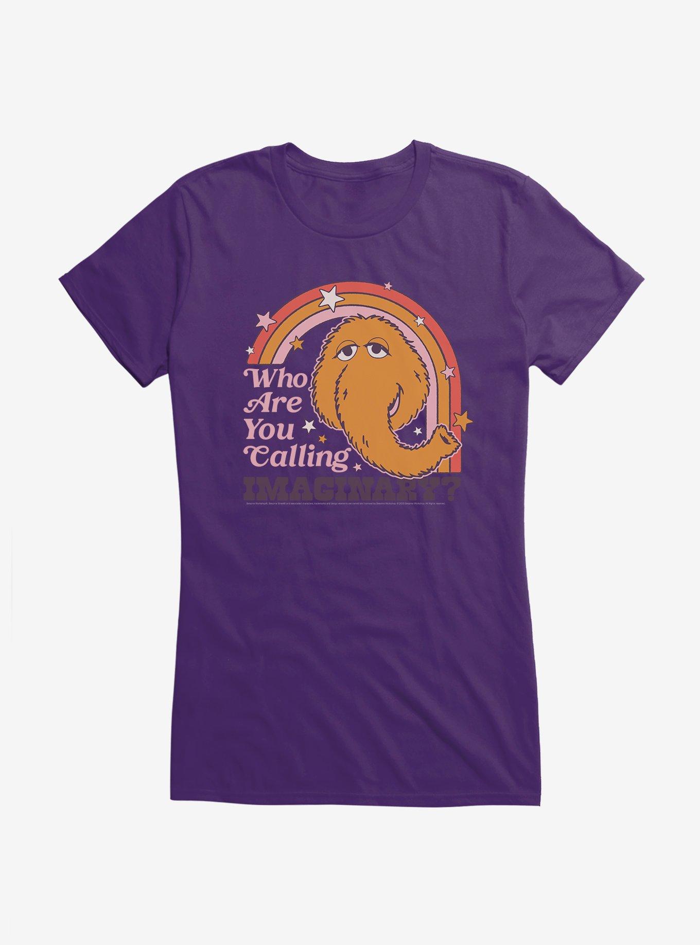 Sesame Street Snuffleupagus Who Are You Calling Imaginary? Girls T-Shirt