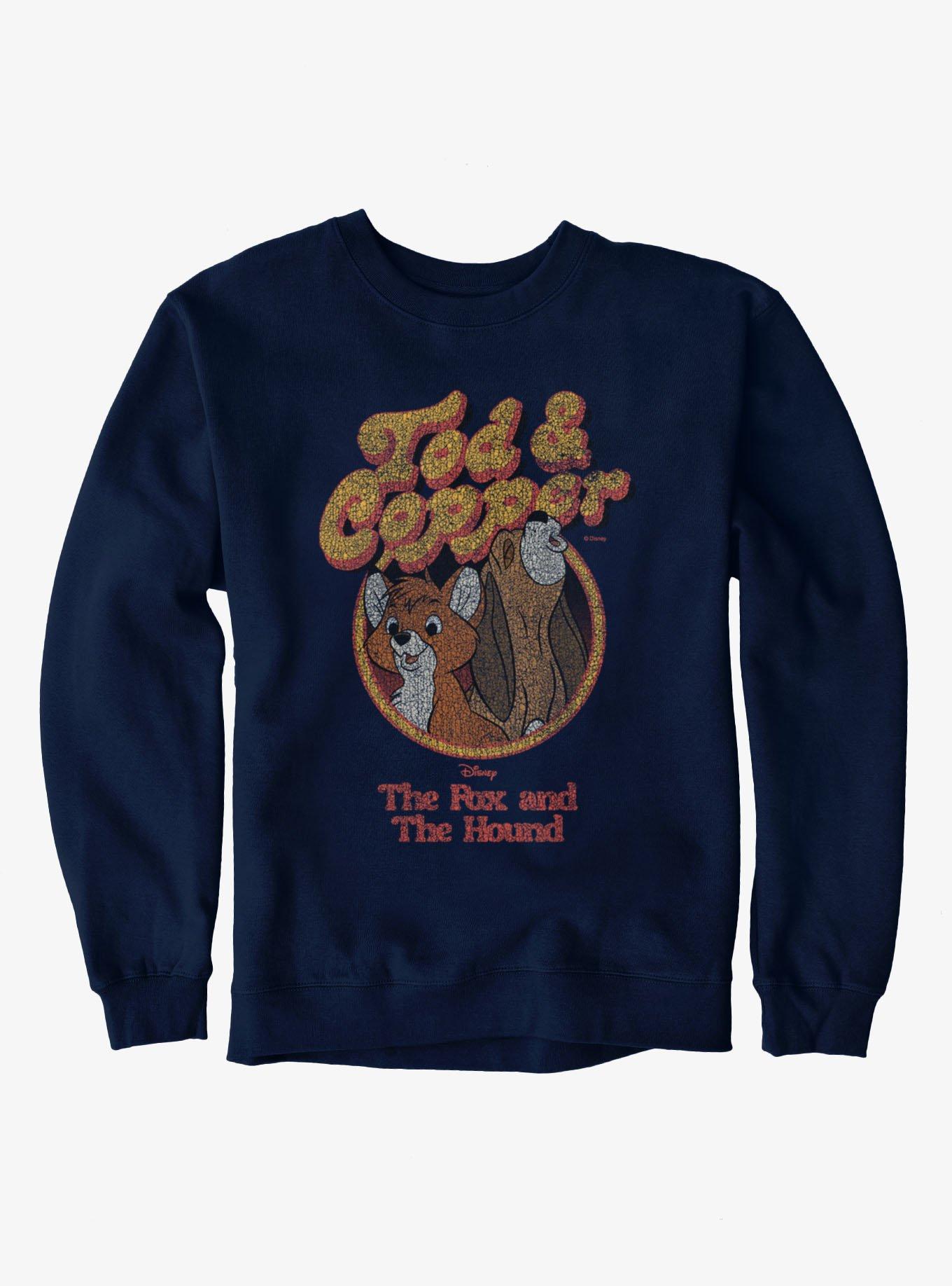 Disney Fox And The Hound Tod And Cooper Howl Sweatshirt, , hi-res