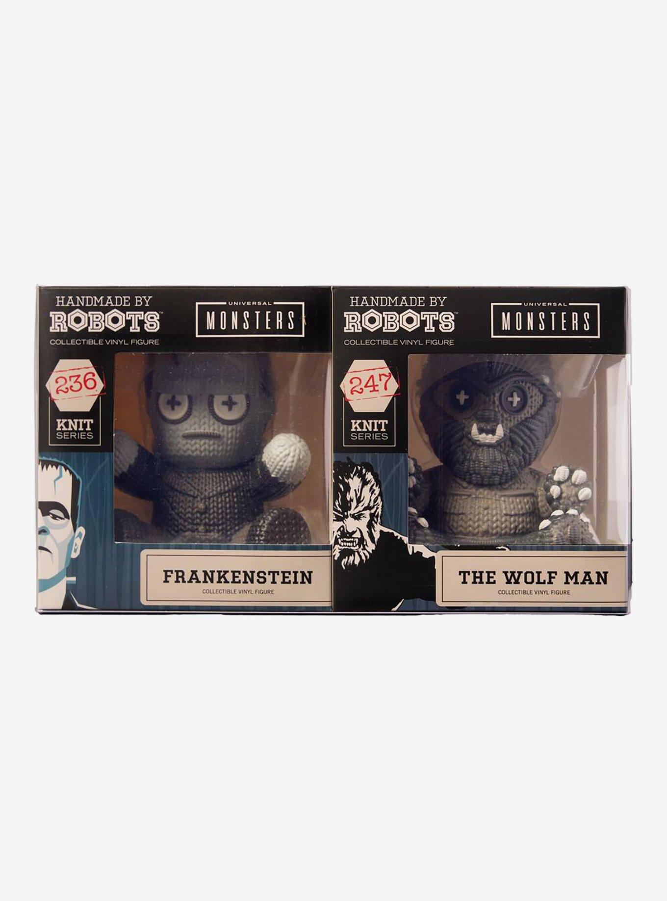 Handmade by Robots Universal Monsters Frankenstein & Wolf Man 2-Pack Vinyl Figure, , hi-res