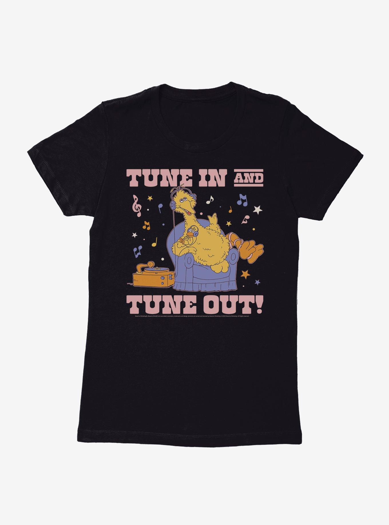 Sesame Street Tune And Out! Womens T-Shirt