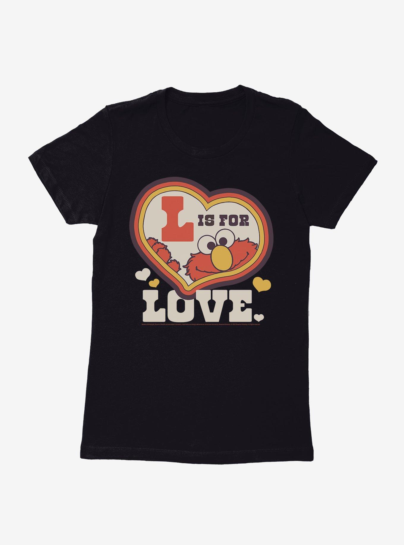 Sesame Street L Is For Love Womens T-Shirt, , hi-res