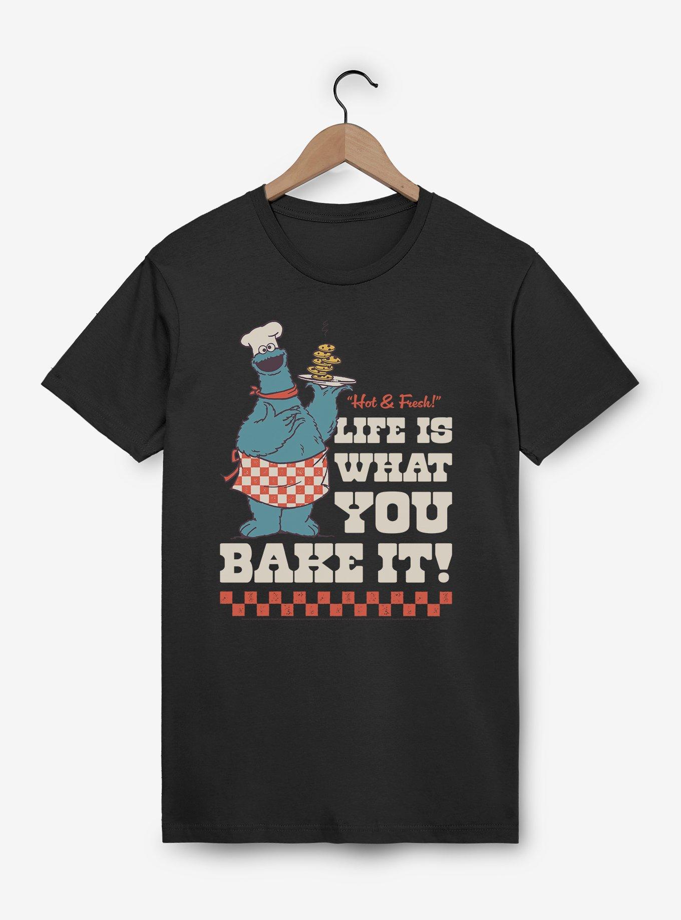 Sesame Street Cookie Monster Life Is What You Bake It! T-Shirt, , hi-res