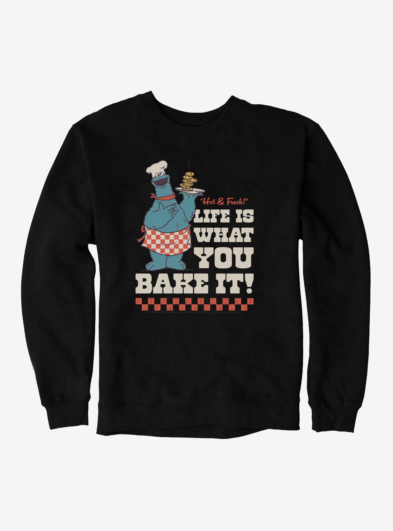 Sesame Street Cookie Monster Life Is What You Bake It! Sweatshirt, , hi-res