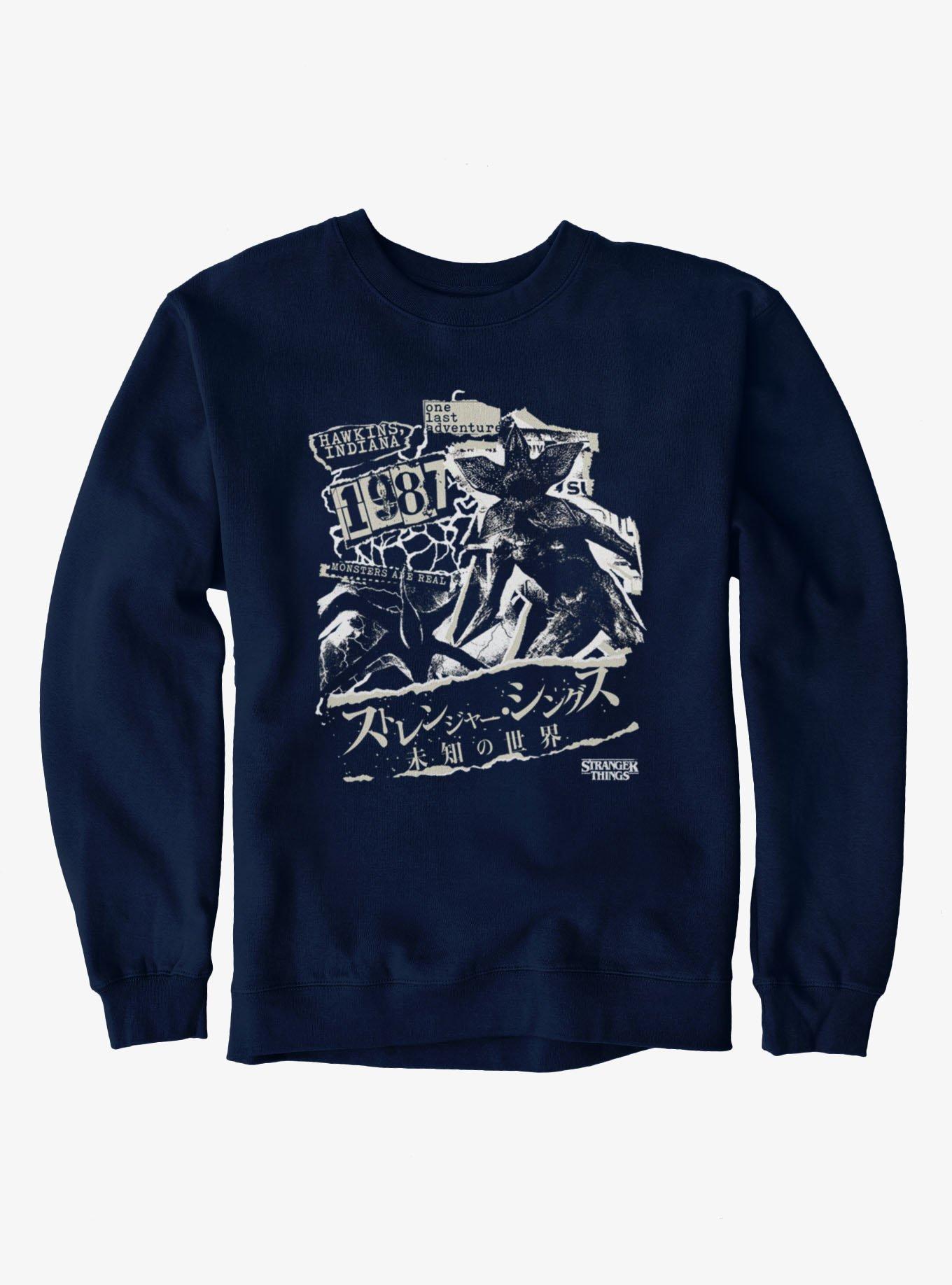 Stranger Things Demogorgon Kanji Sweatshirt, , hi-res