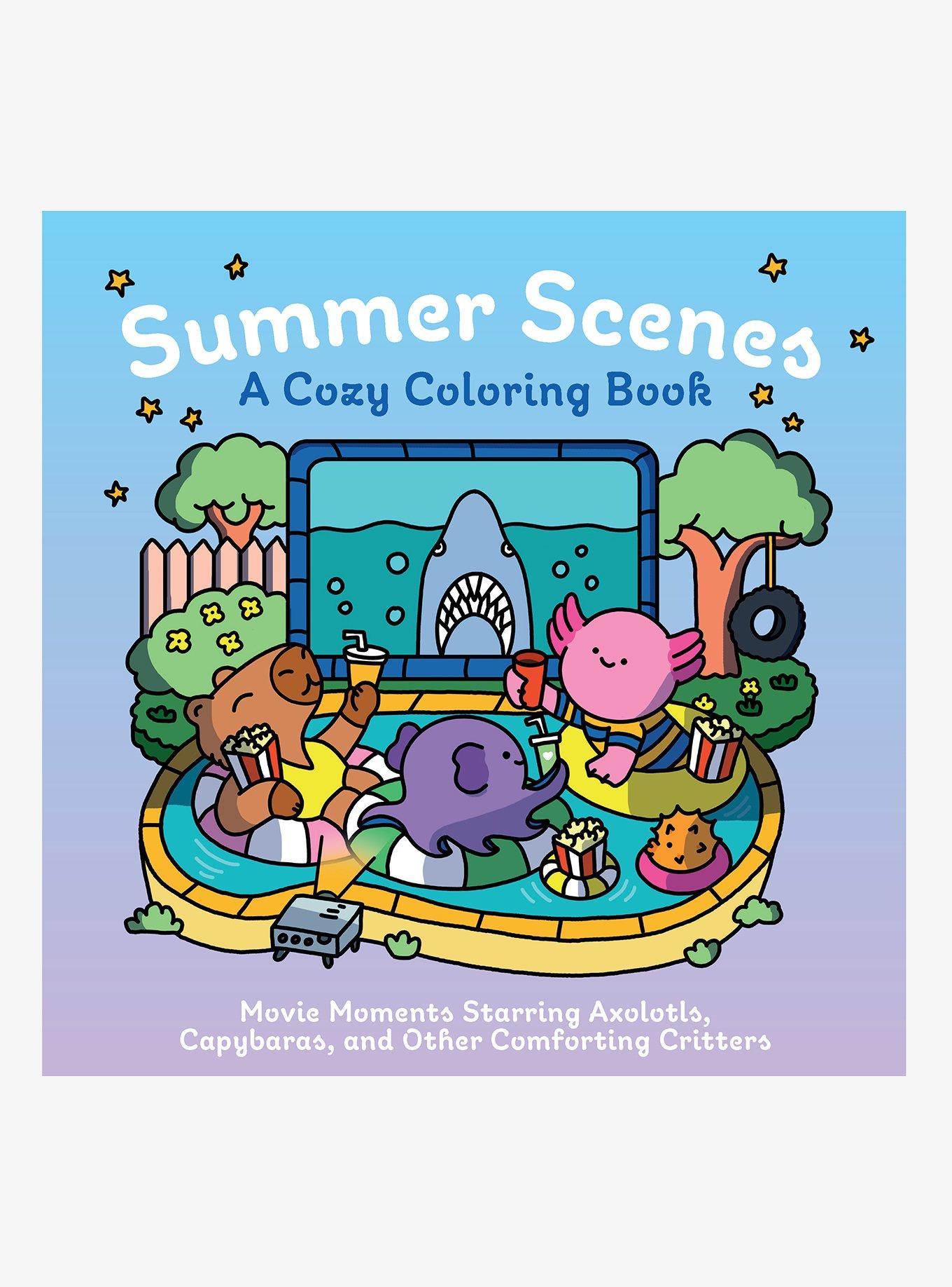 Summer Scenes: A Cozy Coloring Book, , hi-res