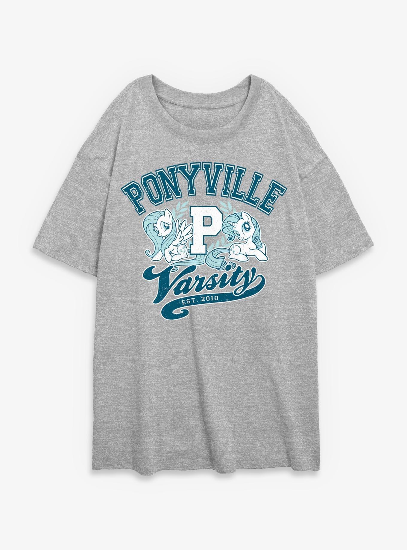 My Little Pony Ponyville Varsity Womens Oversized T-Shirt, , hi-res
