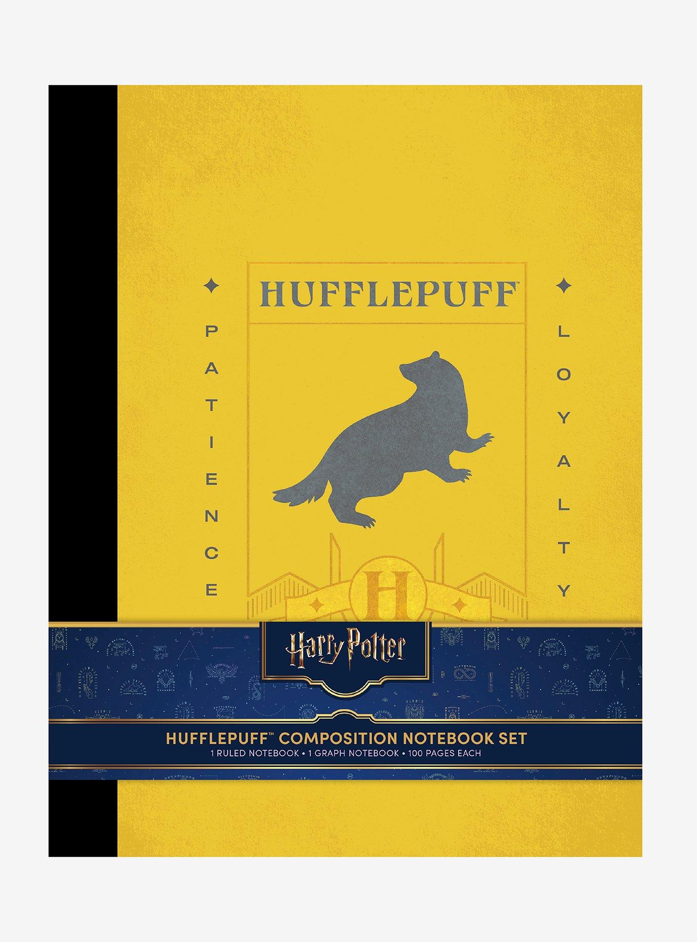Harry Potter Hufflepuff Composition Notebook Set, , hi-res