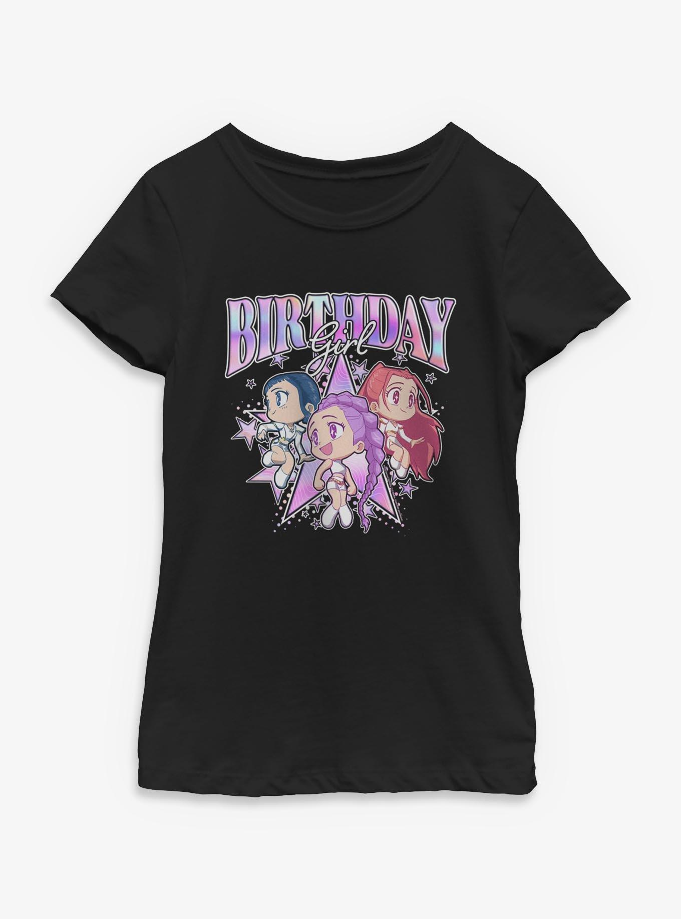 KPop Demon Hunters HUNTR/X Birthday Youth Girls T-Shirt, , hi-res