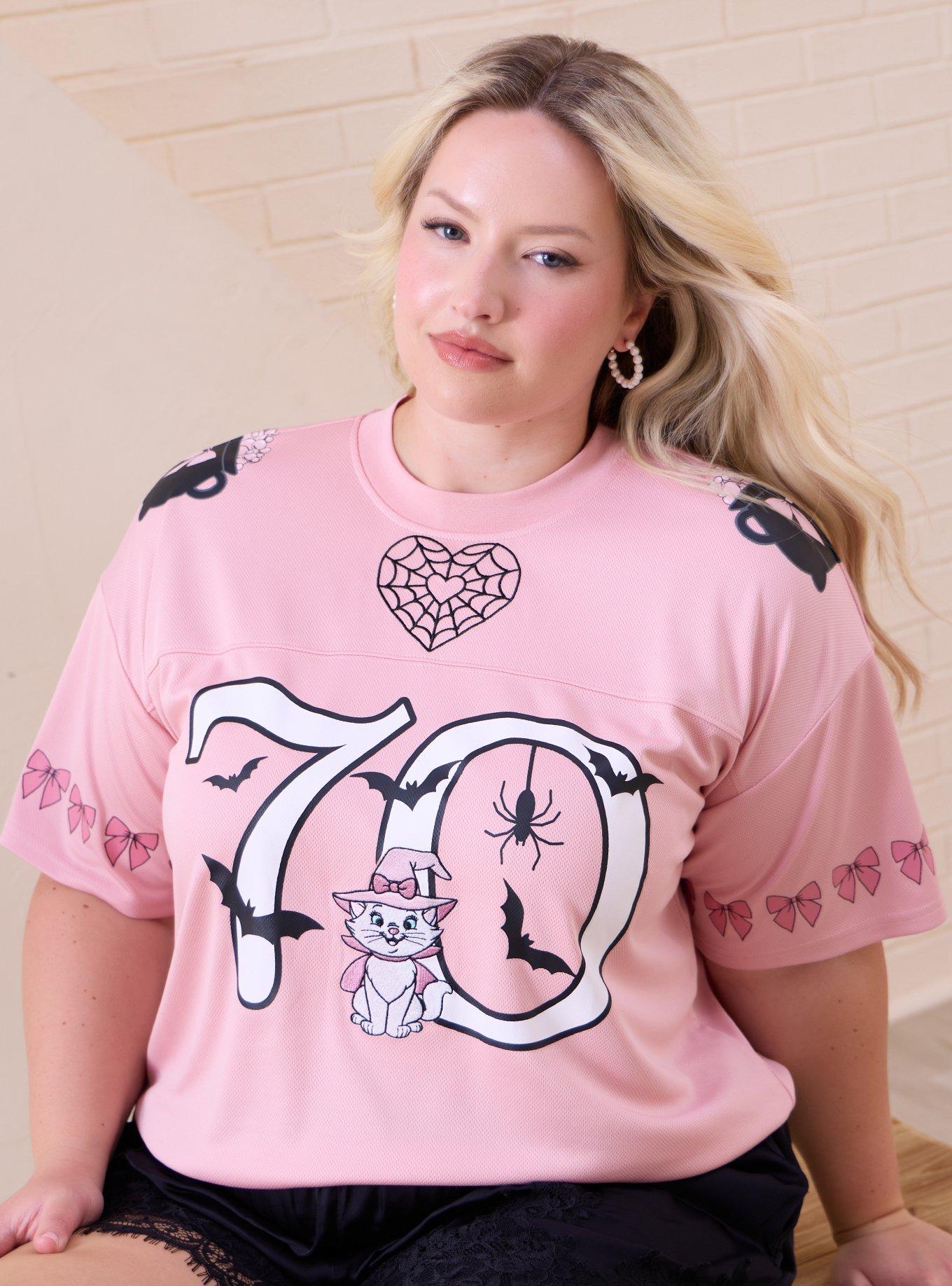 Disney The Aristocats Marie Halloween Women's Plus Size Football Jersey â€” BoxLunch Exclusive