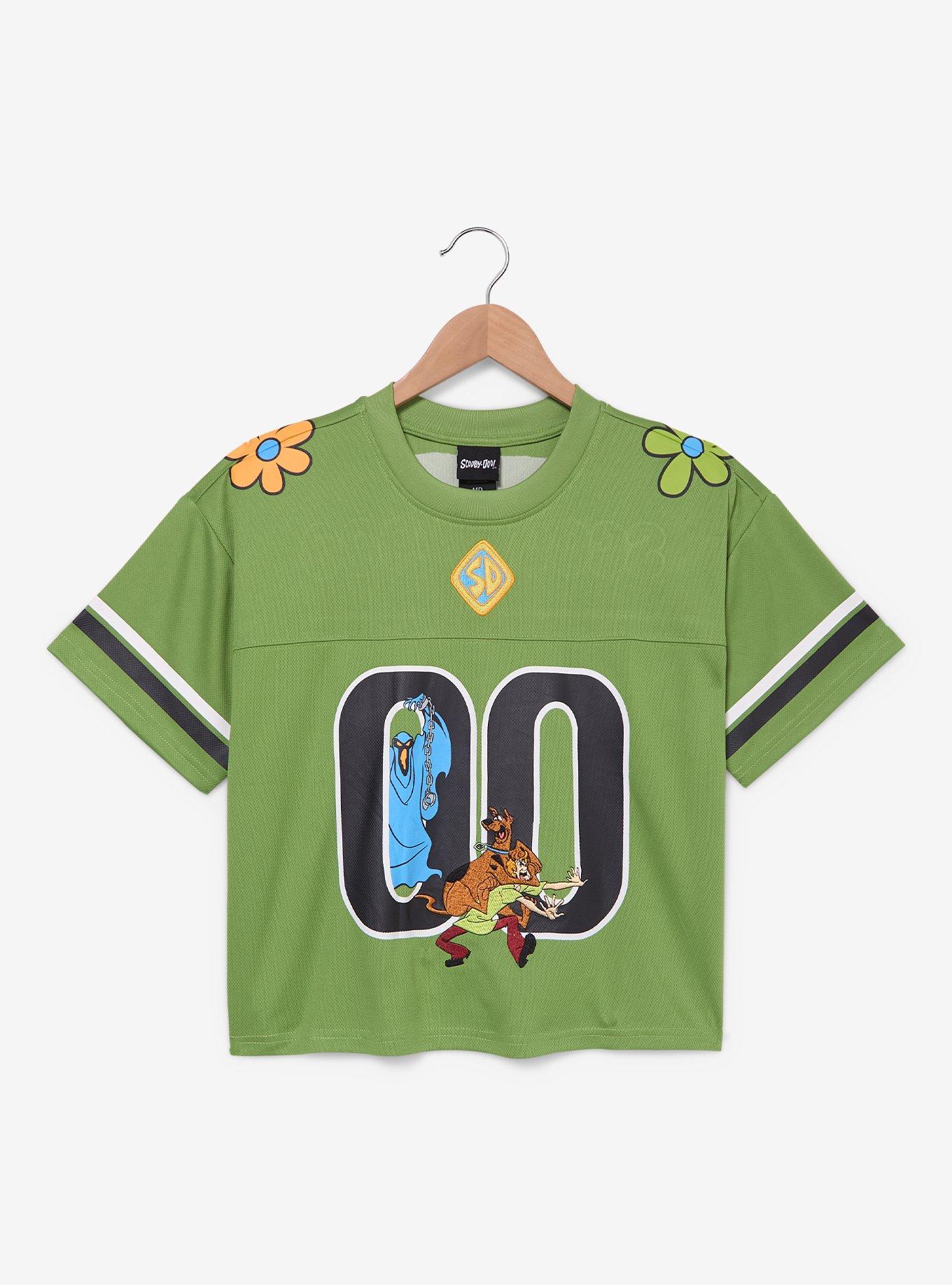 Scooby-Doo Green Cropped Football Jersey &mdash; BoxLunch Exclusive, , hi-res