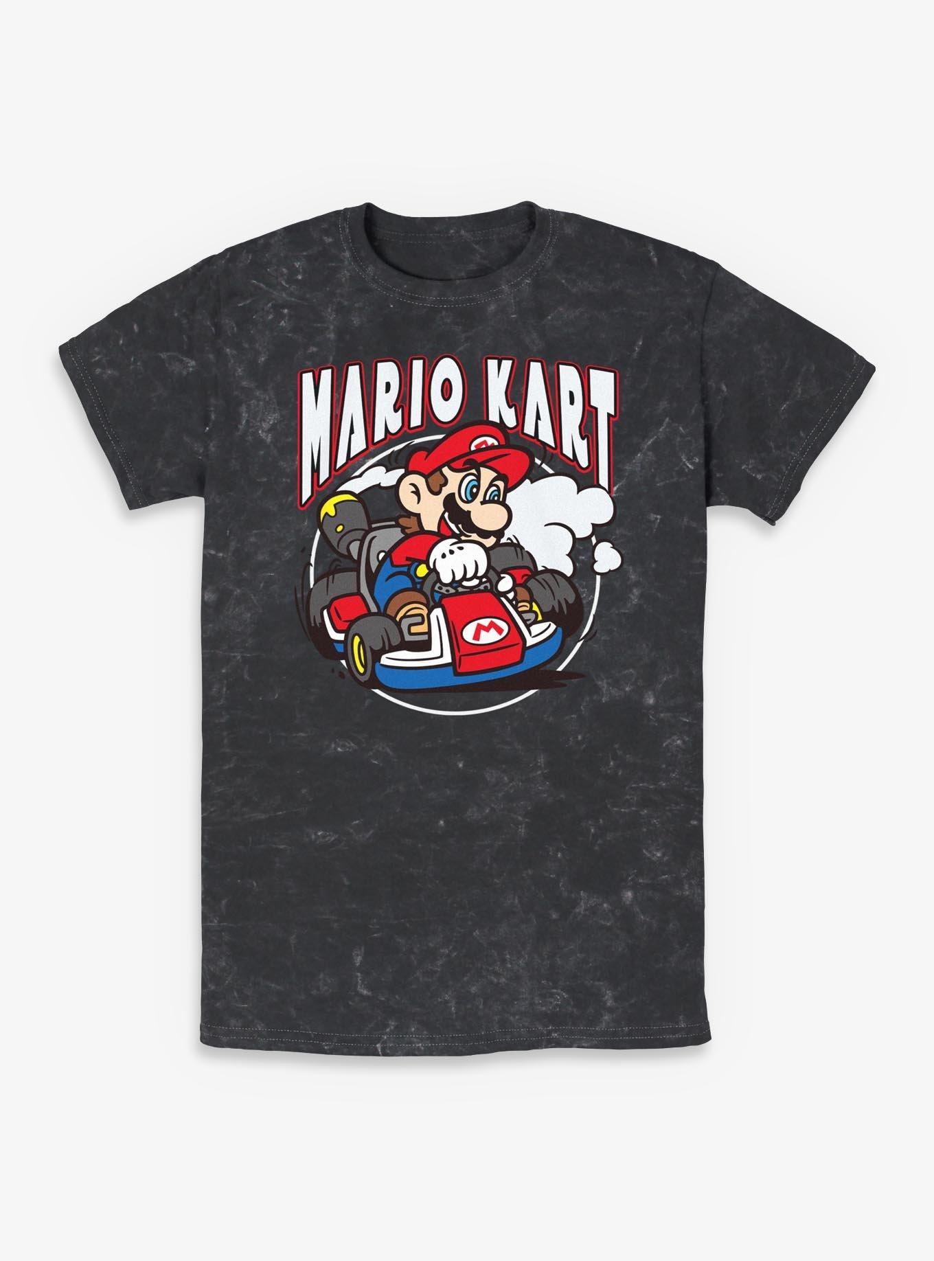 Nintendo Mario Kart Fast Swerve Mineral Wash T-Shirt, , hi-res