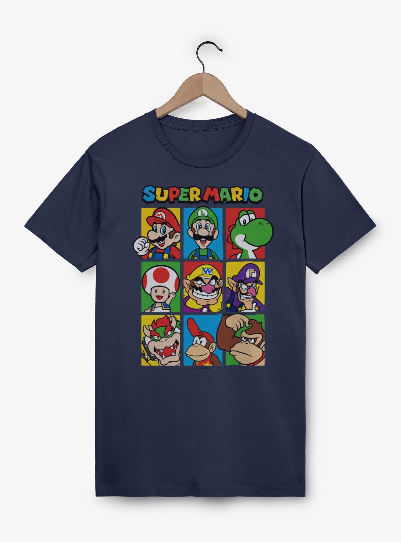 Nintendo Super Mario Character Hall Of Fame T-Shirt, , hi-res
