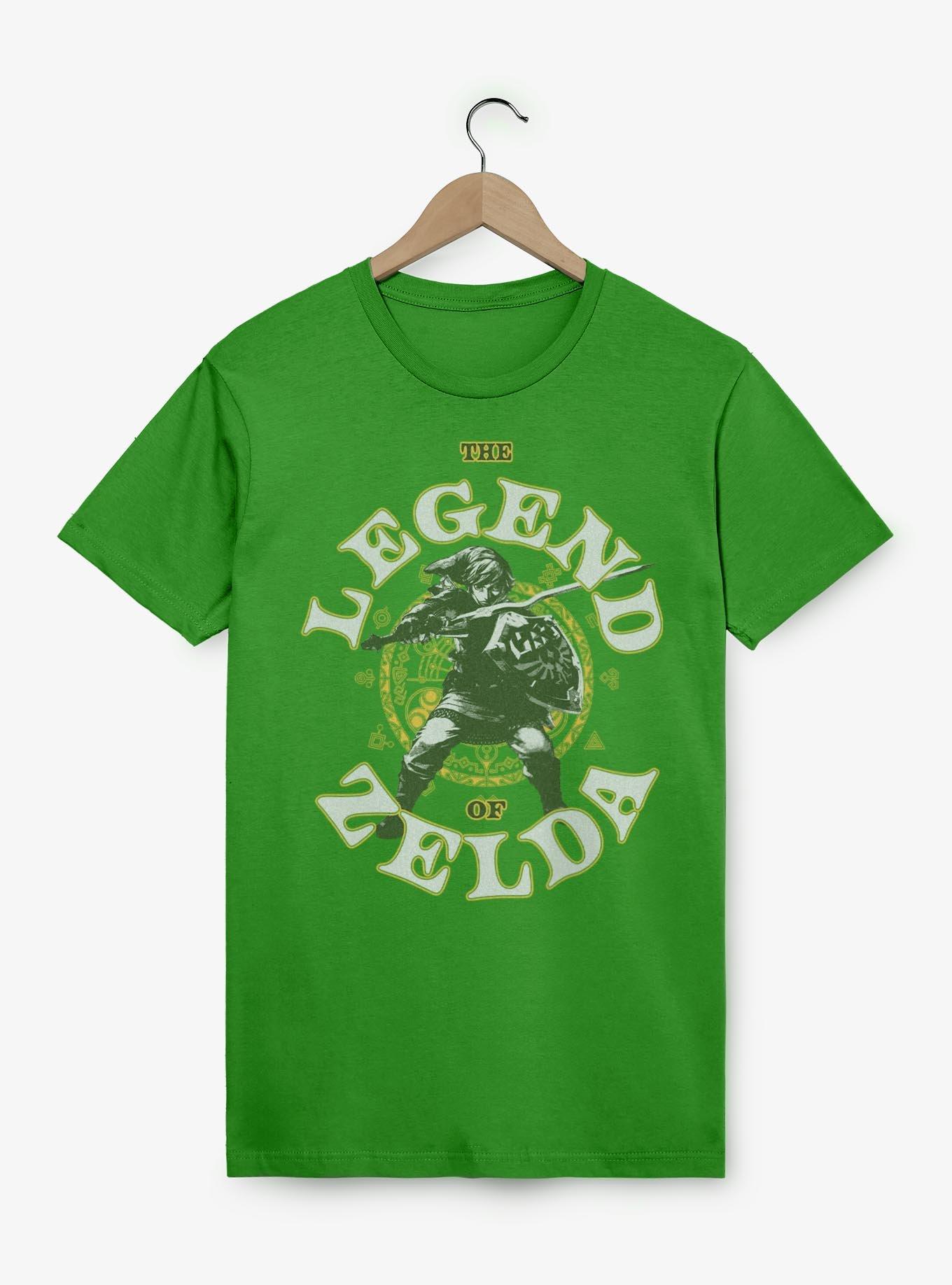 The Legend Of Zelda Fighting Crest Link T-Shirt, , hi-res