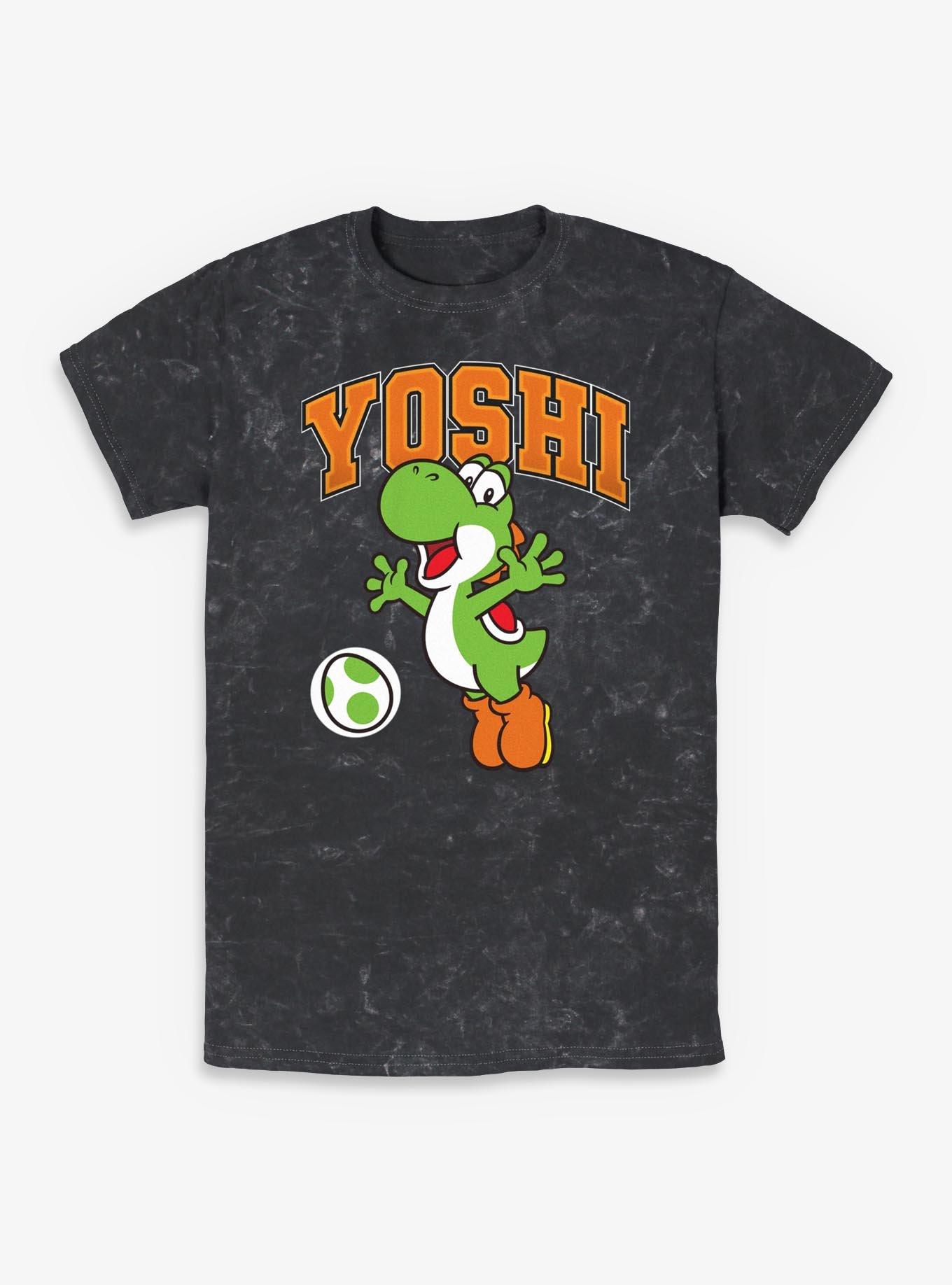 Nintendo Mario Yoshi Jump Mineral Wash T-Shirt, , hi-res