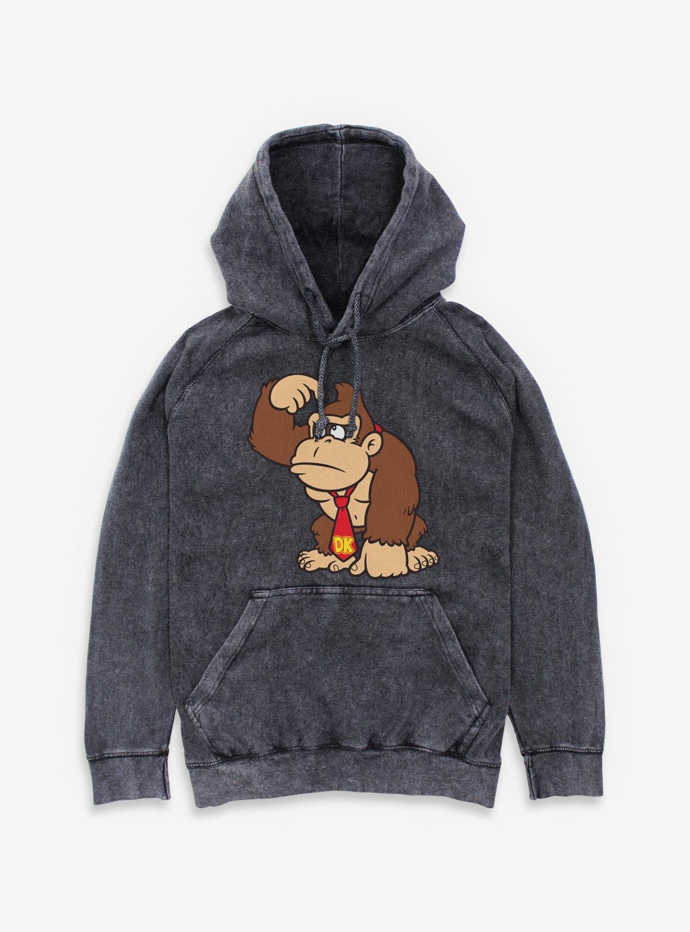 Nintendo Mario Donkey Kong Don't Know Mineral Wash Hoodie