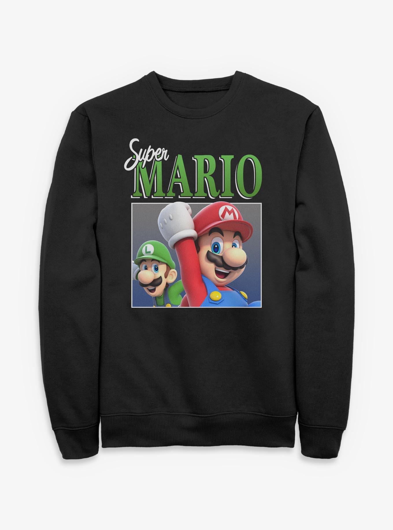 Nintendo Super Mario Luigi & Mario Cheer Sweatshirt