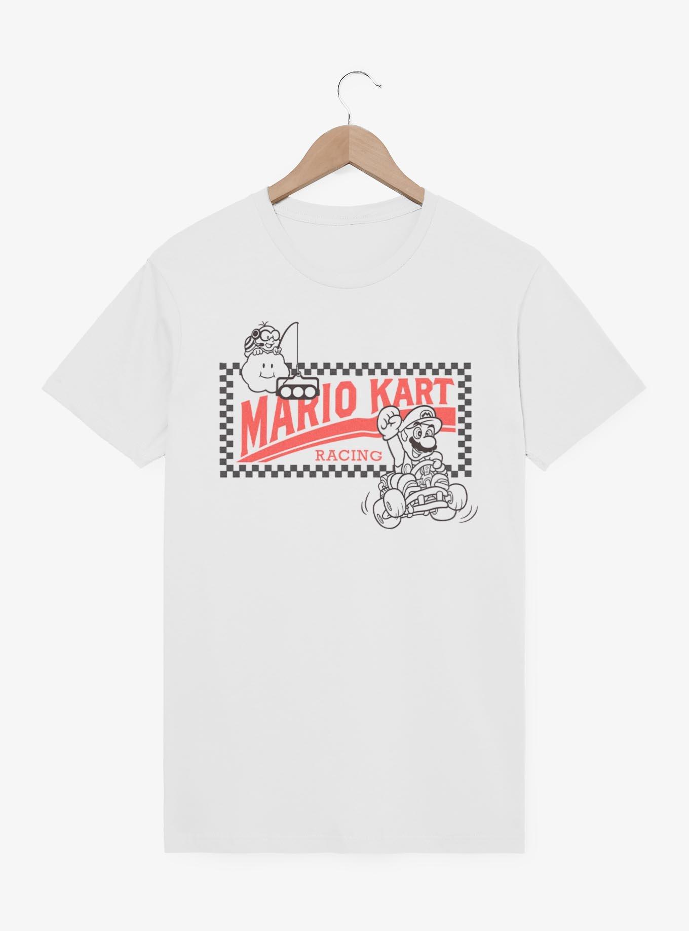 Nintendo Mario Kart Racing Checkered T-Shirt, , hi-res