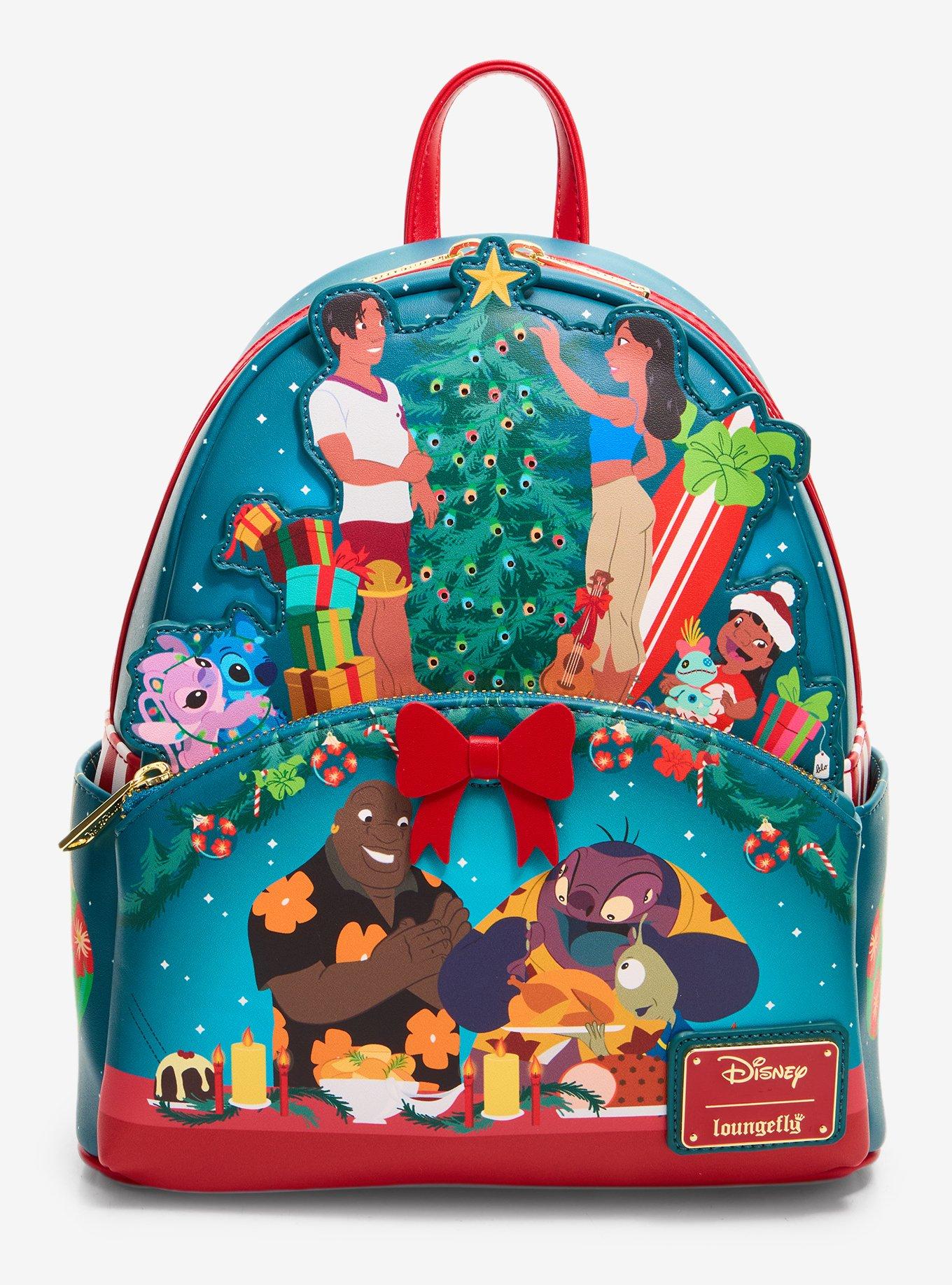 Loungefly Disney Lilo & Stitch Holiday Light-Up Mini Backpack Hot