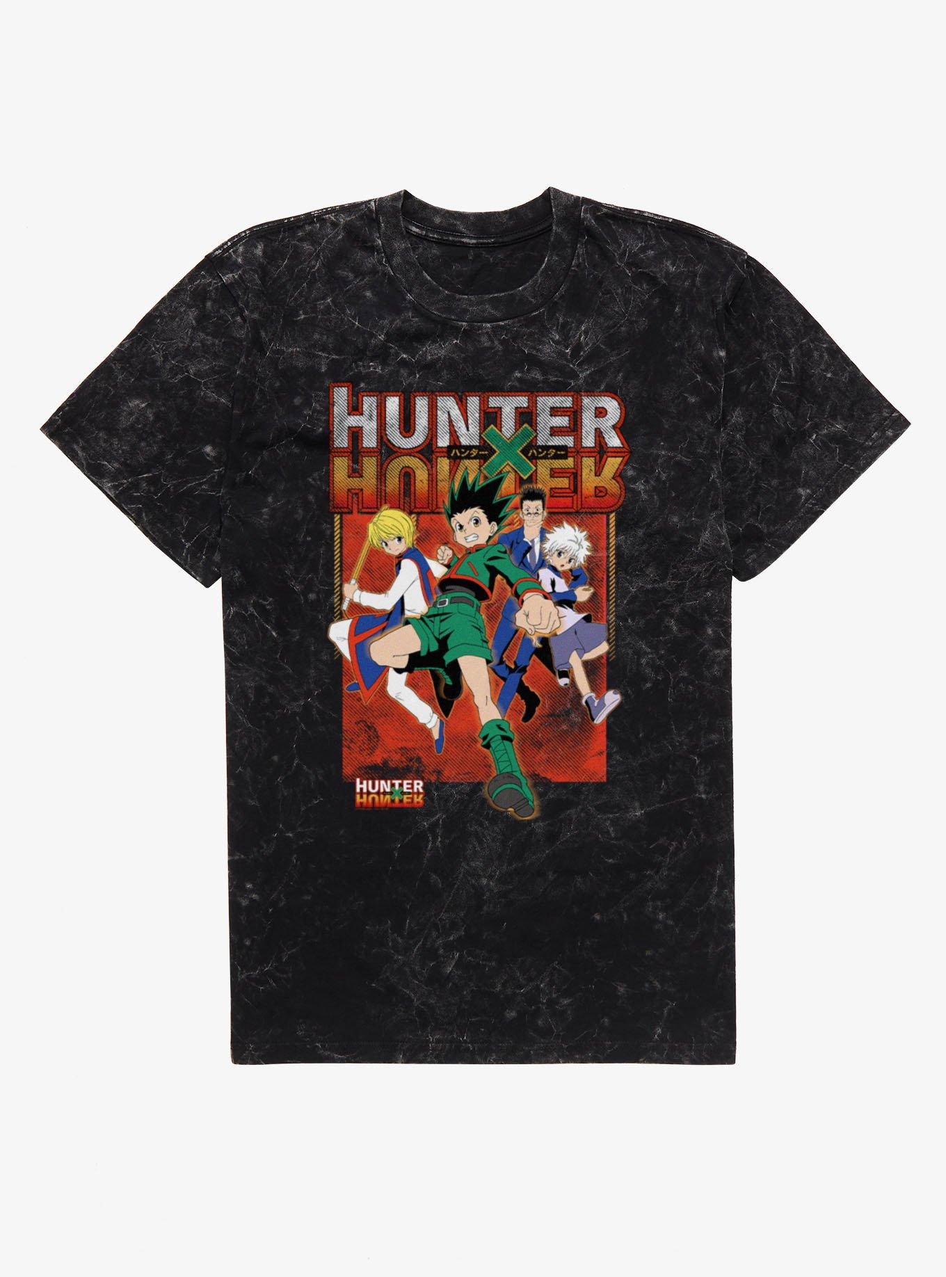 Hunter X Hunter Group Attack Mineral Wash T-Shirt, , hi-res