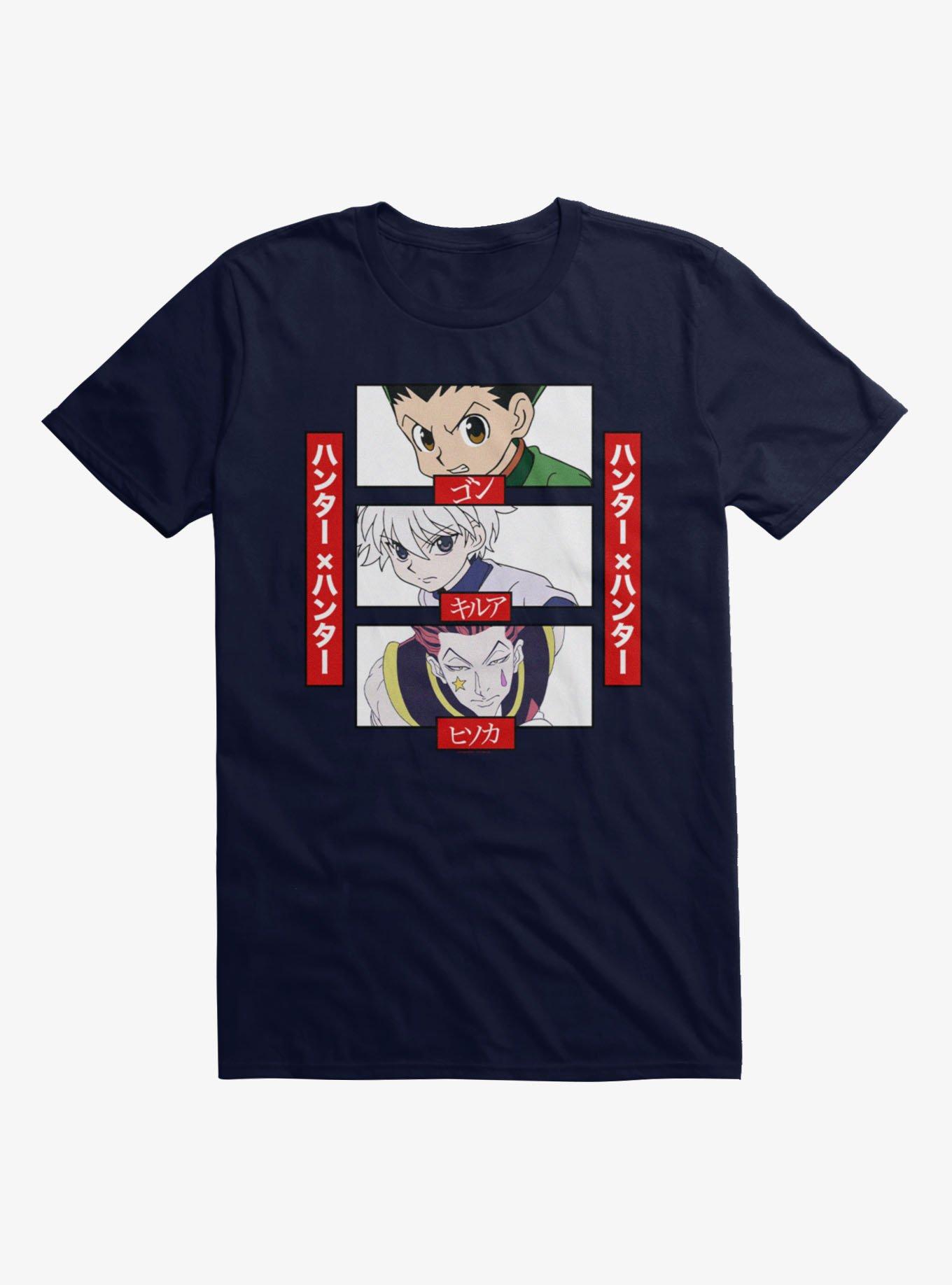 Hunter X Hunter Gon Killua Hisoka Panels T-Shirt