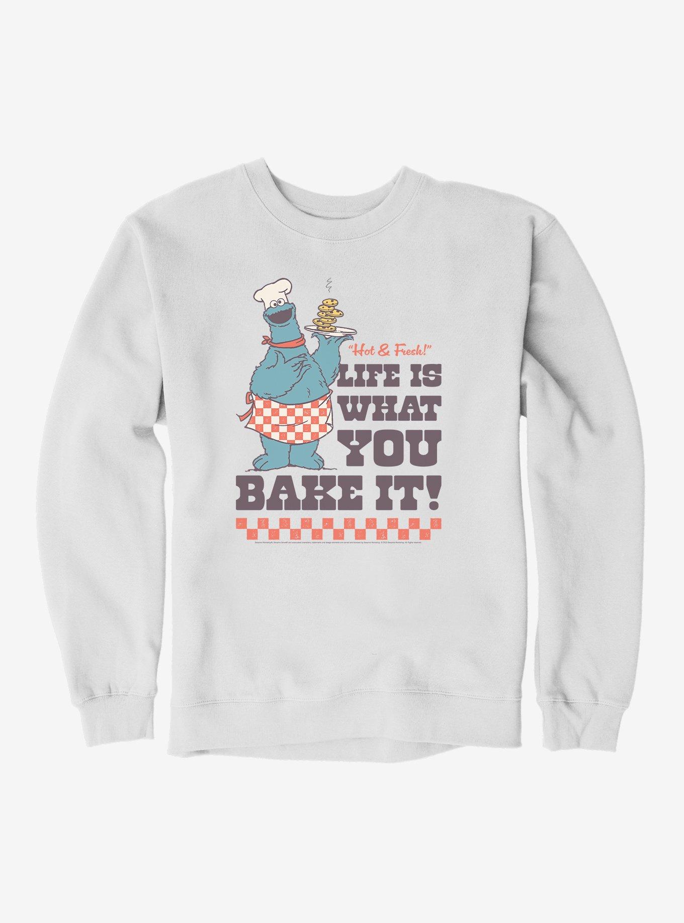 Sesame Street Cookie Monster Life Is What You Bake It! Sweatshirt
