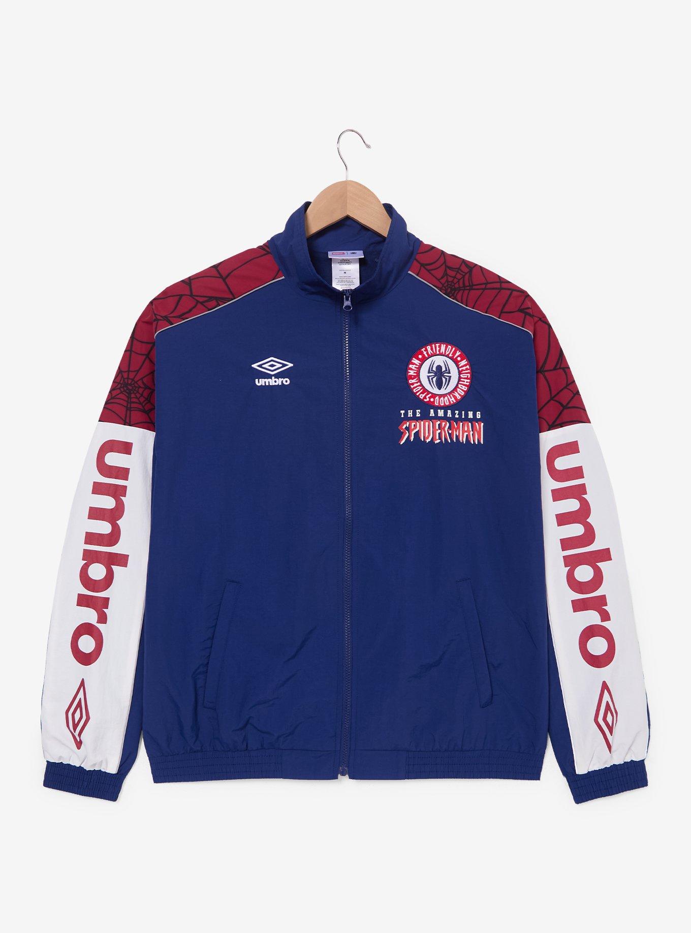 Marvel Spider-Man x Umbro Warm-Up Jacket - BoxLunch Exclusive, , hi-res