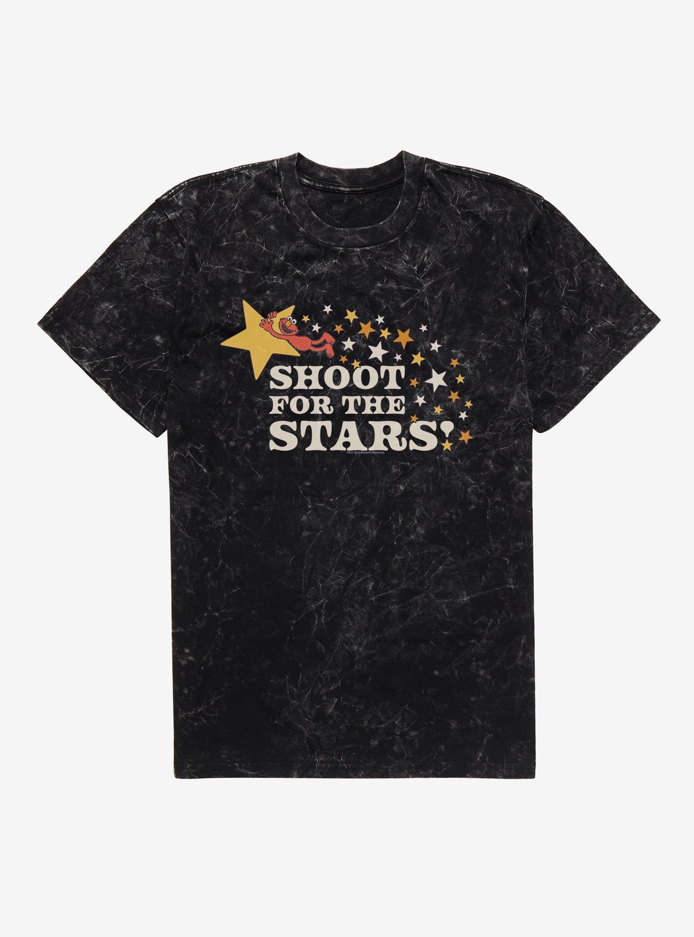 Sesame Street Elmo Shoot For The Stars Mineral Wash T-Shirt, , hi-res