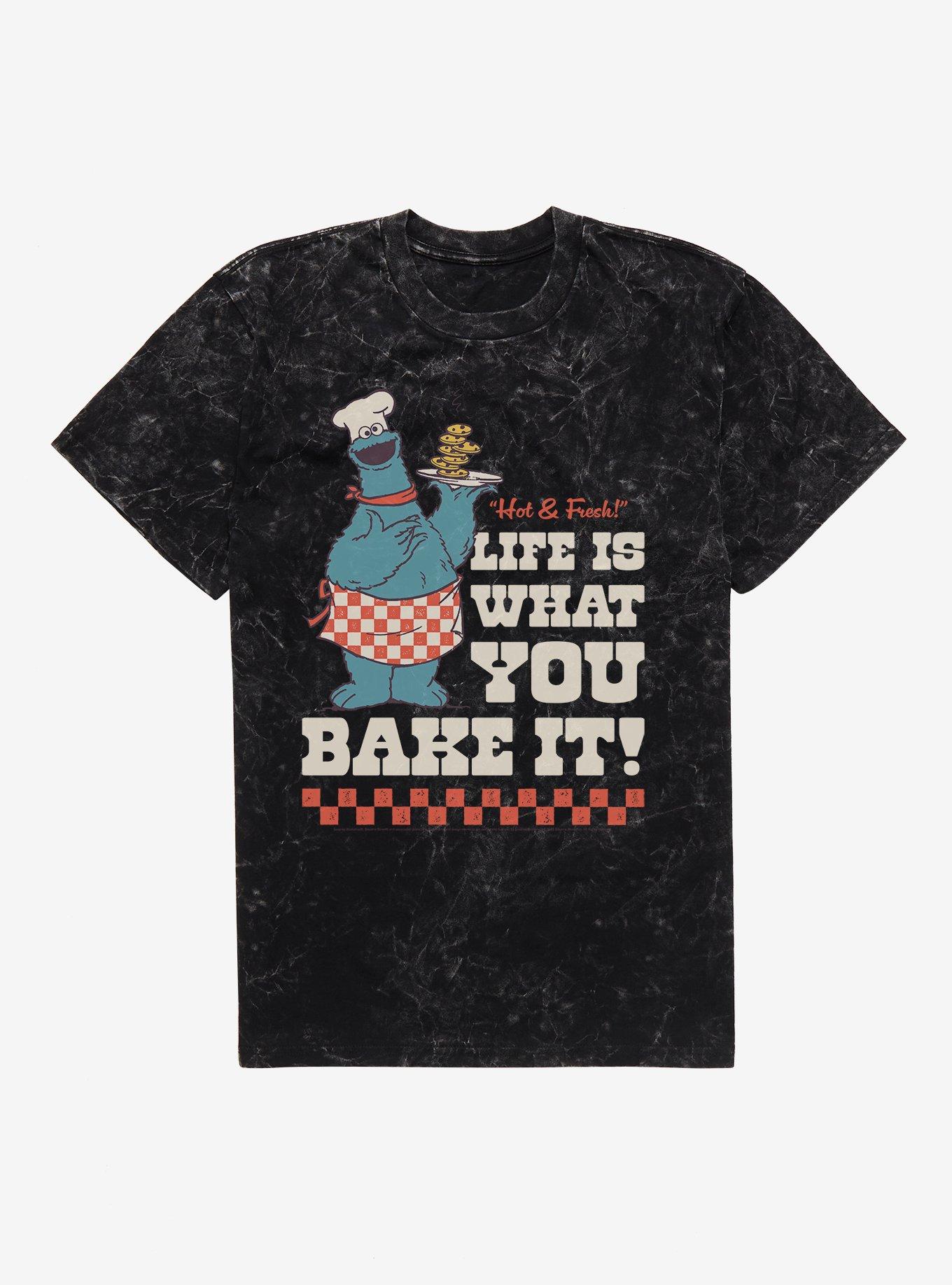Sesame Street Life Is What You Bake It! Mineral Wash T-Shirt, , hi-res