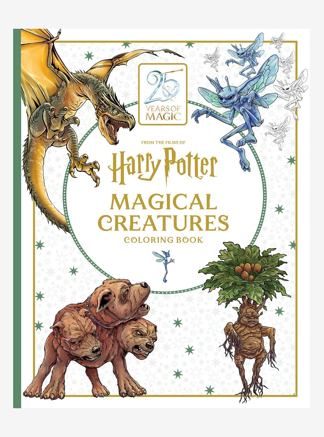 Harry Potter Magical Creatures Coloring Book, , hi-res