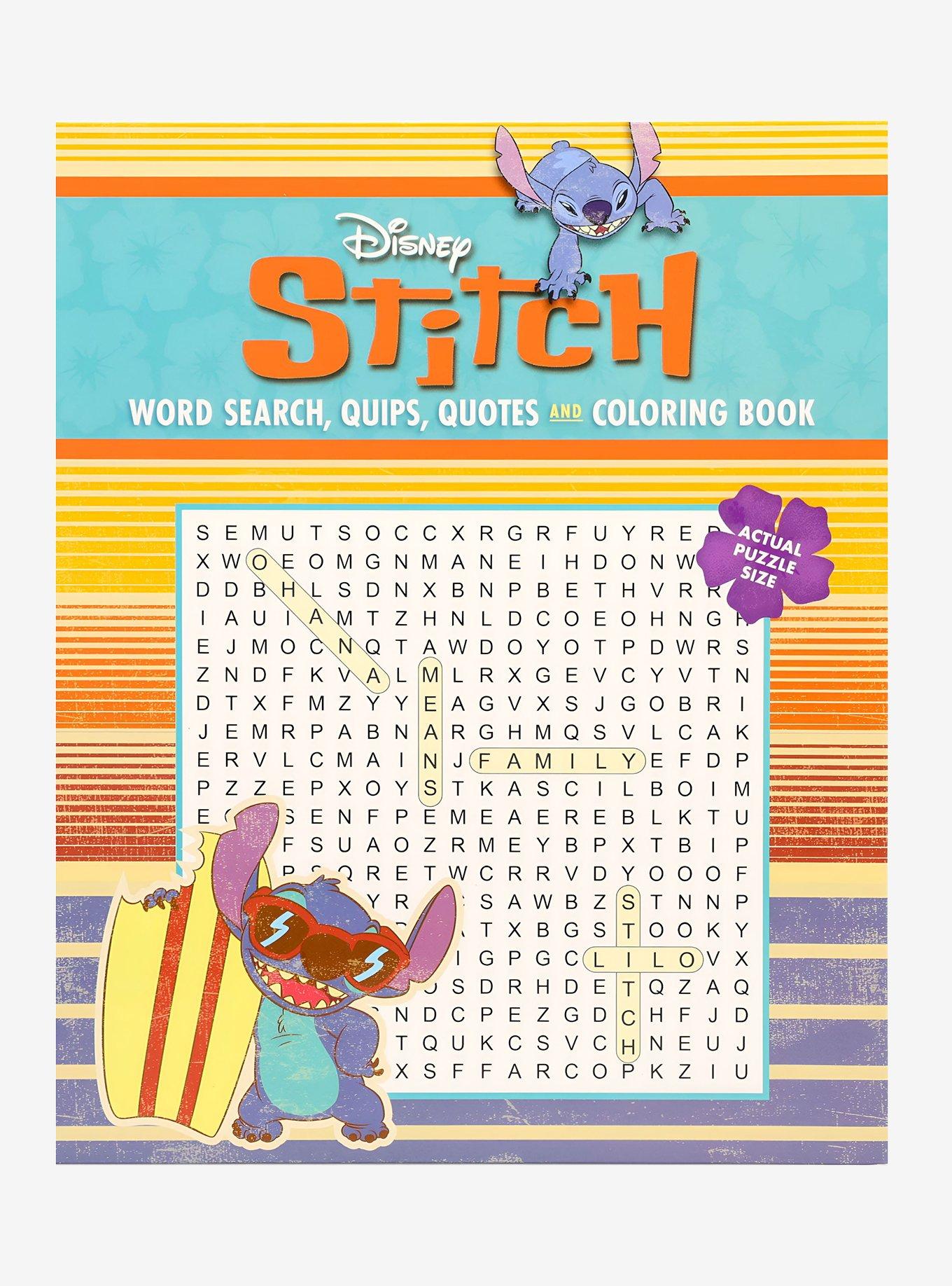 Disney Stitch Word Search & Coloring Book, , hi-res
