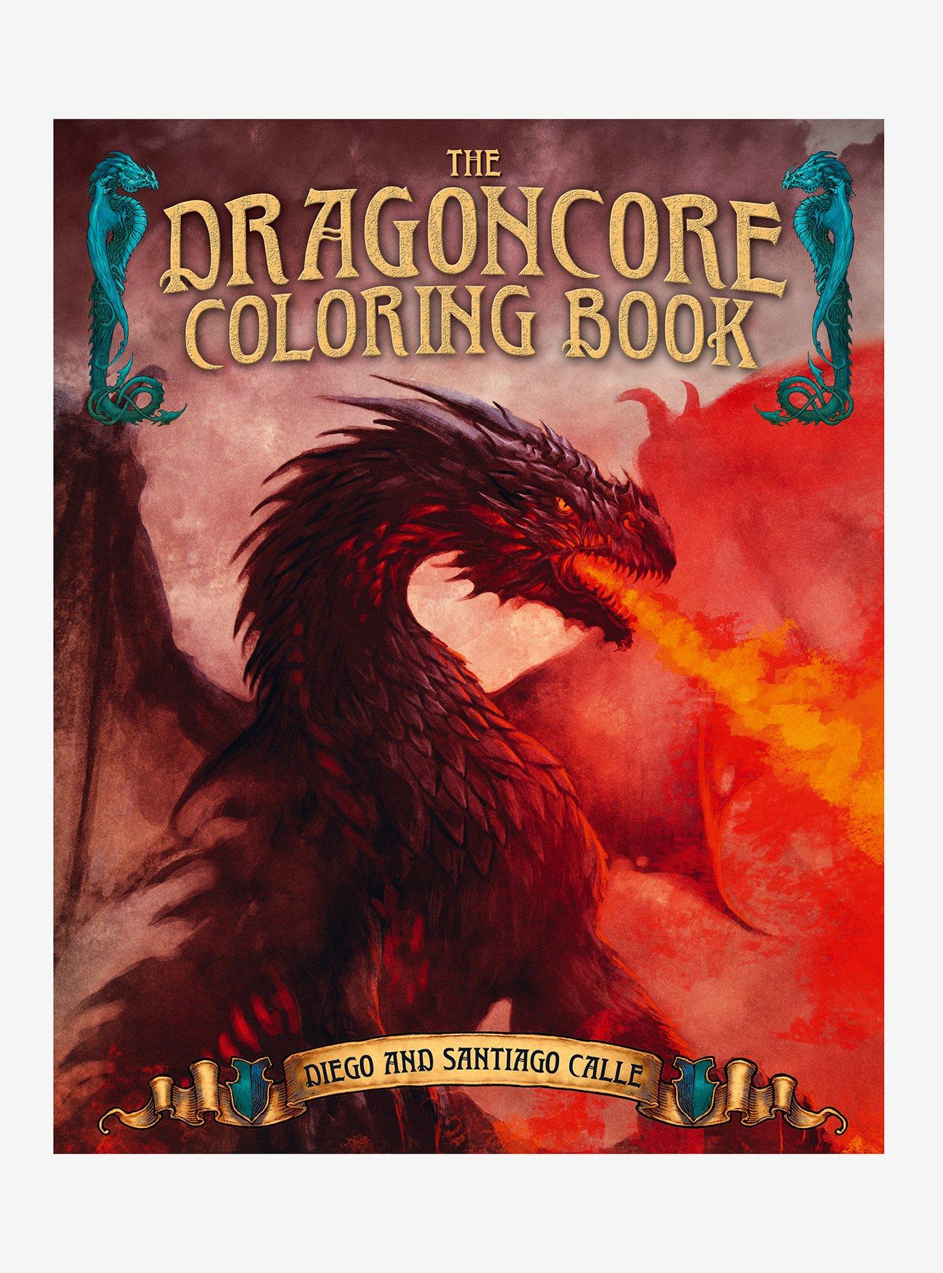 The Dragoncore Coloring Book, , hi-res