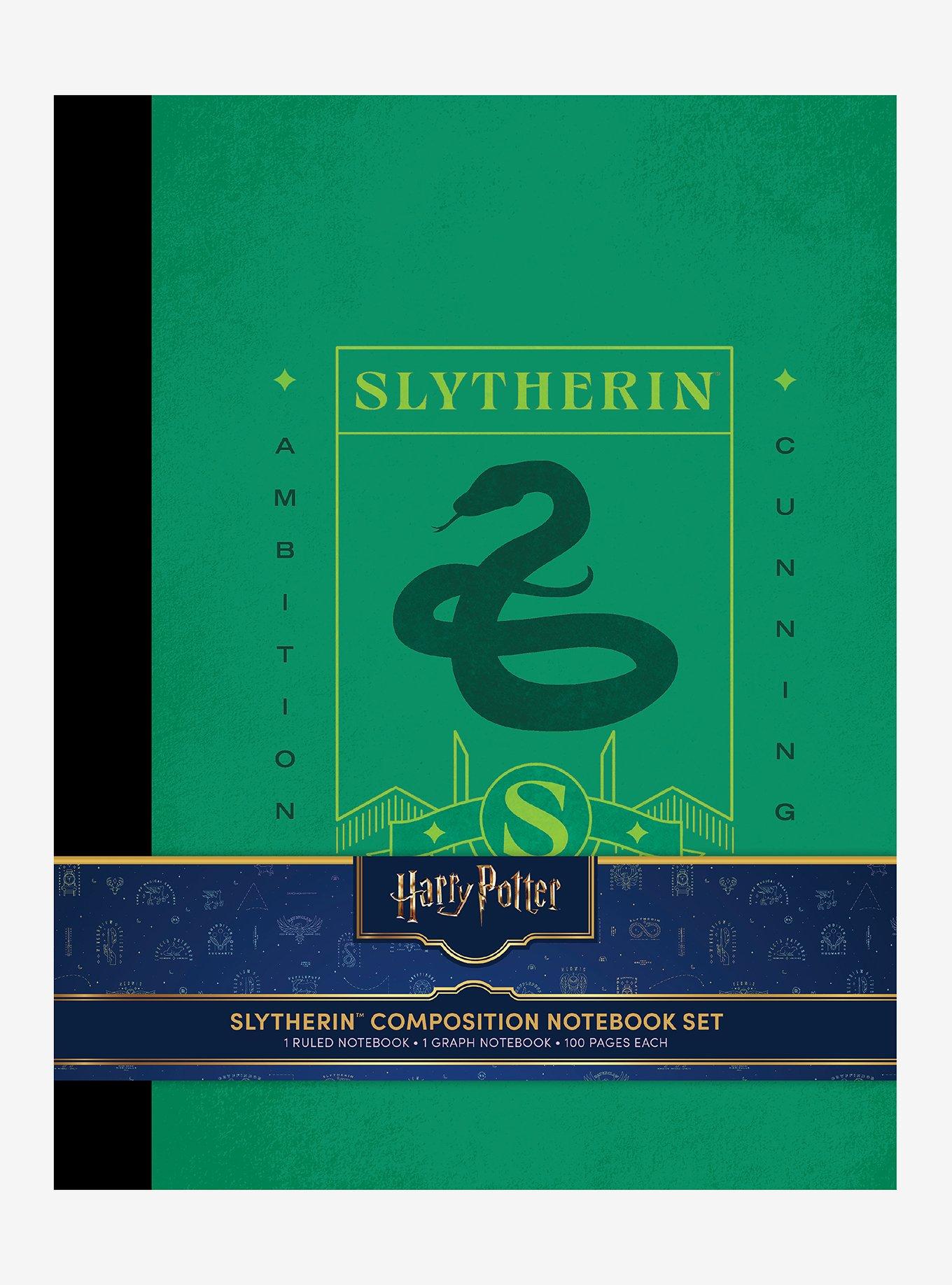 Harry Potter Slytherin Composition Notebook Set, , hi-res