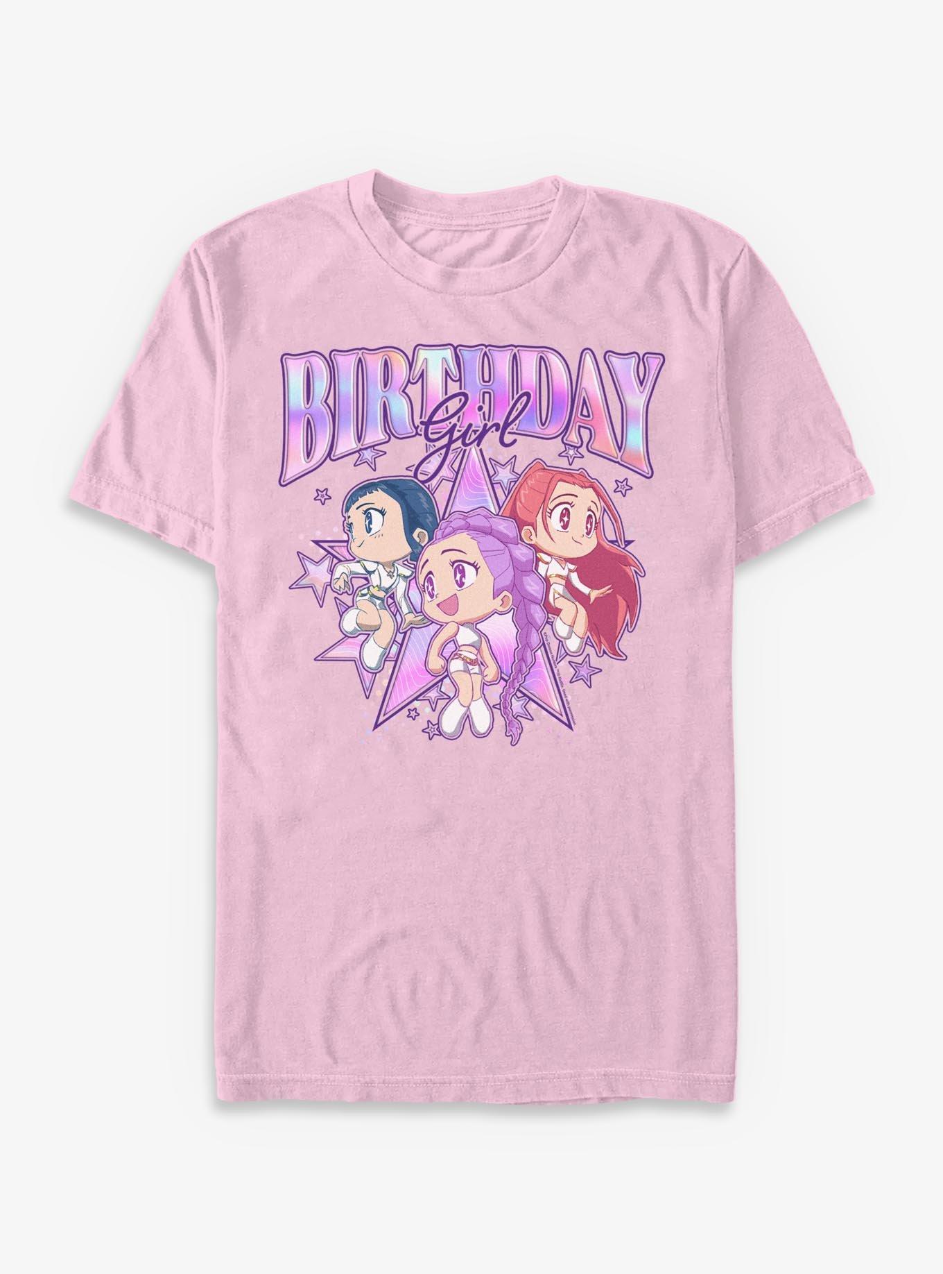 KPop Demon Hunters Huntrix Birthday Garment Dye T-Shirt, , hi-res